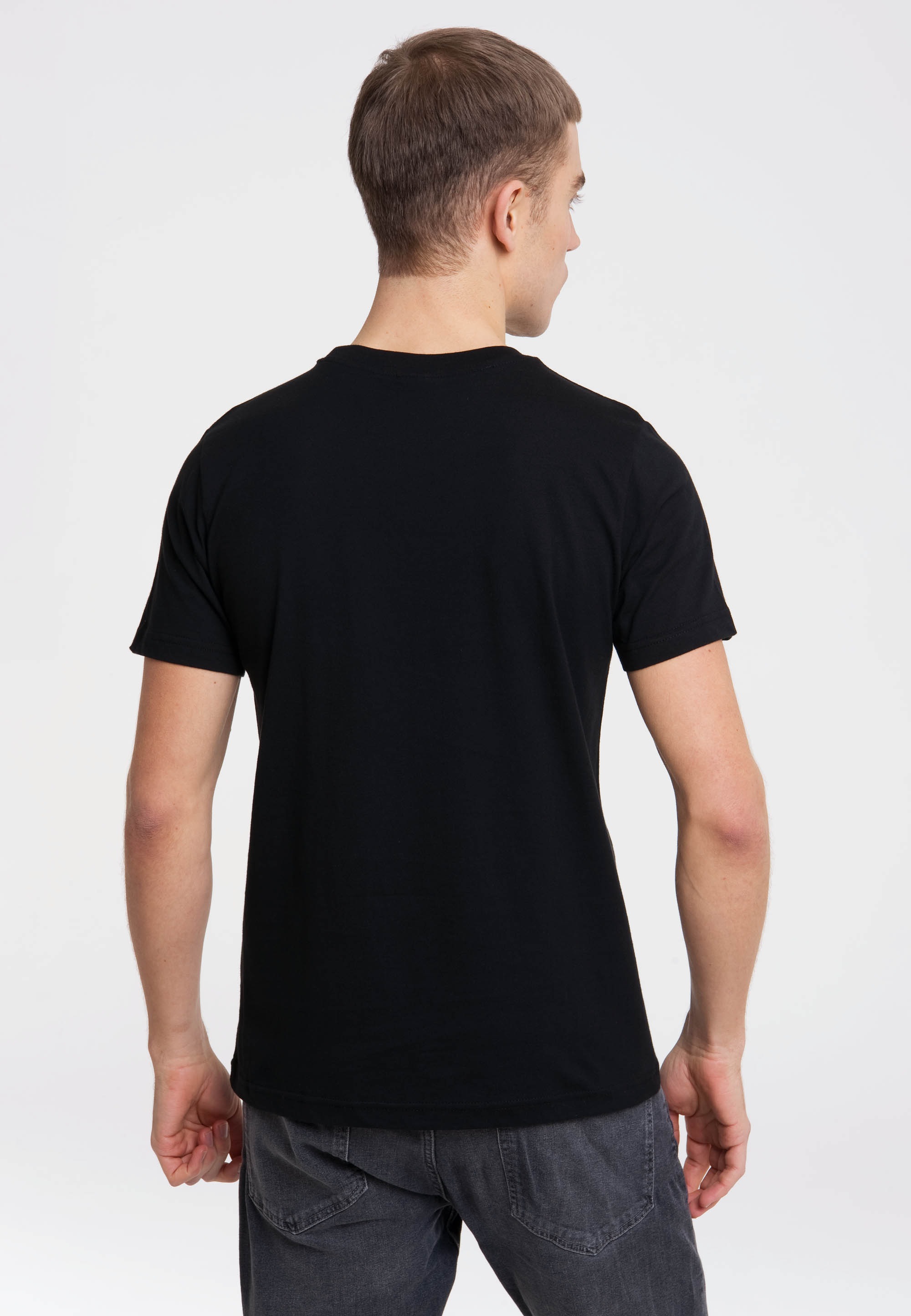 LOGOSHIRT T-Shirt »Catweazle - Salmay Dalmay Adonay«, mit Catweazle-Print