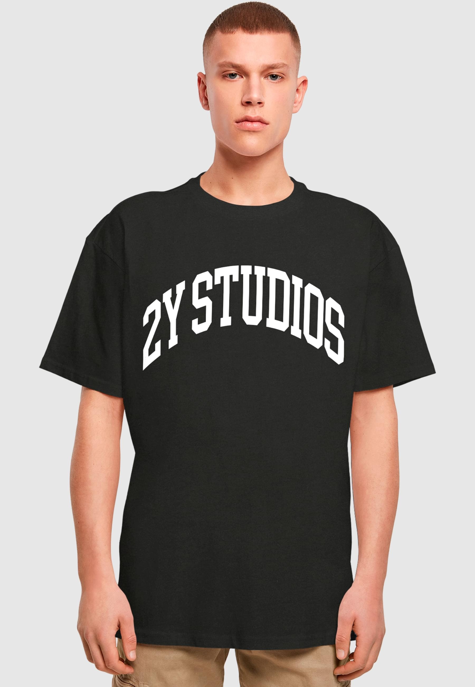 2Y Studios T-Shirt »2Y Studios Herren Logo Oversize Tee 2« 1 Stk. tlg.