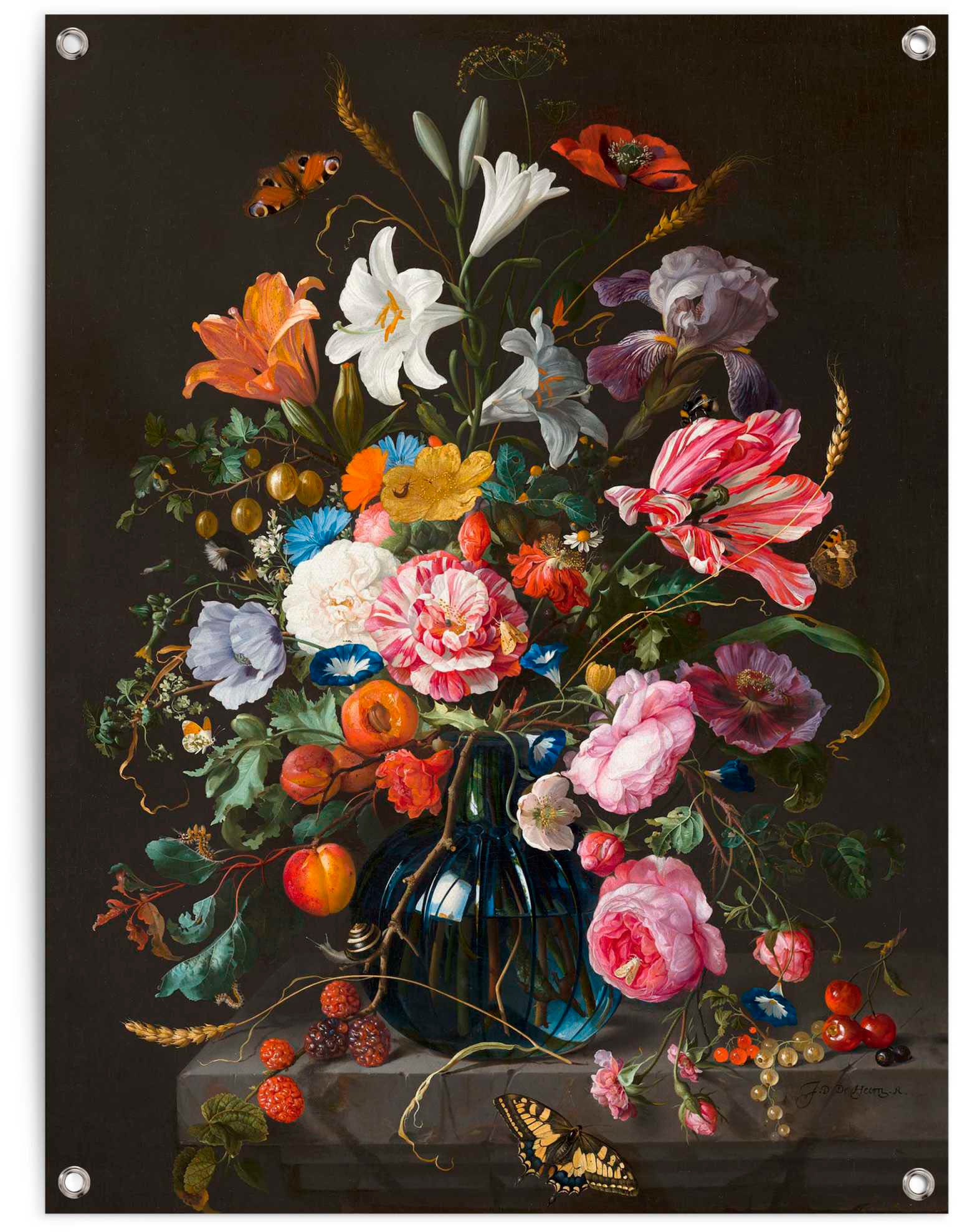 Reinders Poster "Vase mit Blumen" günstig online kaufen