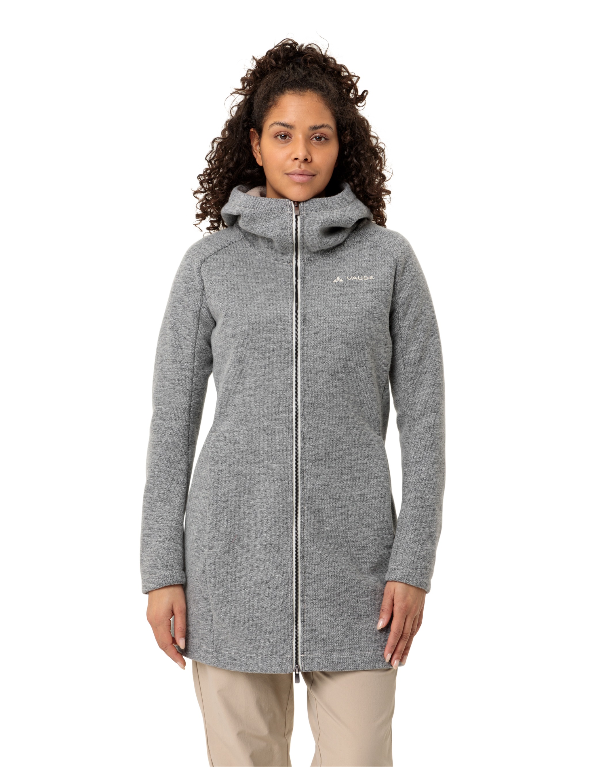 VAUDE Outdoorjacke "WOMENS TINSHAN COAT III", (1 St.), mit Kapuze günstig online kaufen