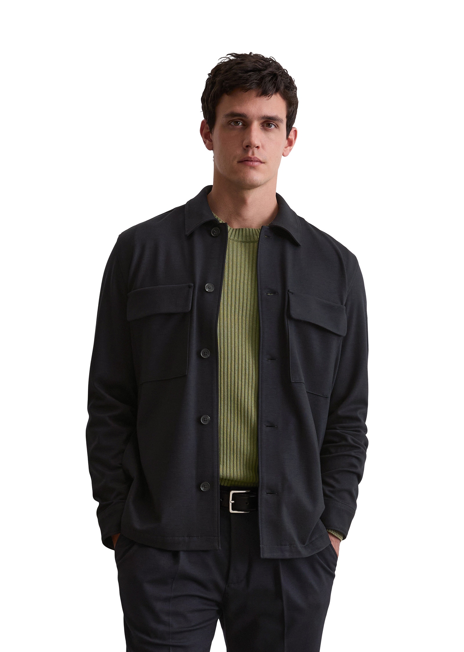 Marc OPolo Kurzjacke "aus Interlock-Viskose-Mix", ohne Kapuze günstig online kaufen