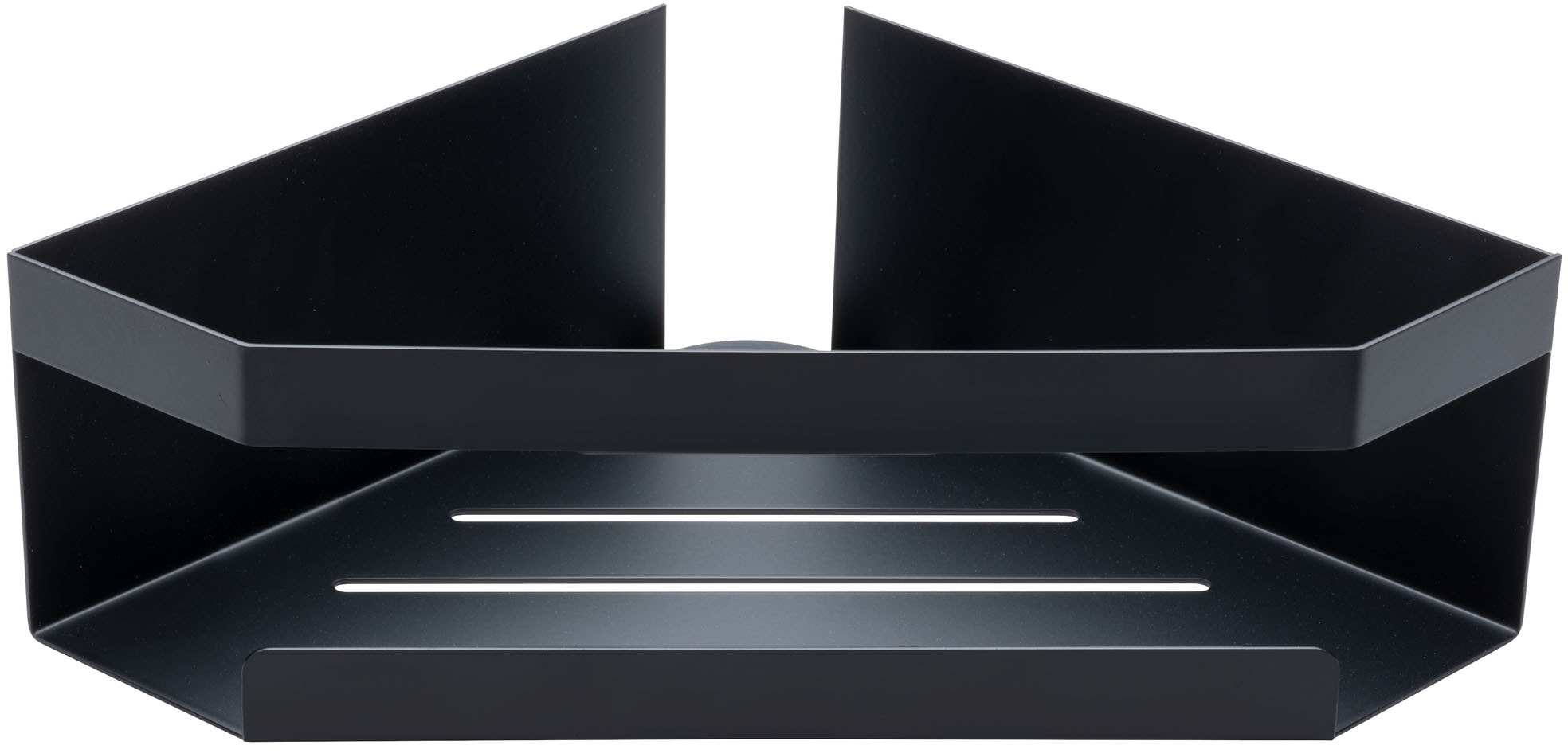 SCHÖNER WOHNEN-Kollektion Eckregal »»Meleto«« Eckablage aus Edelstahl fürs Bad, Anbringung ohne Bohren mit Klebepad