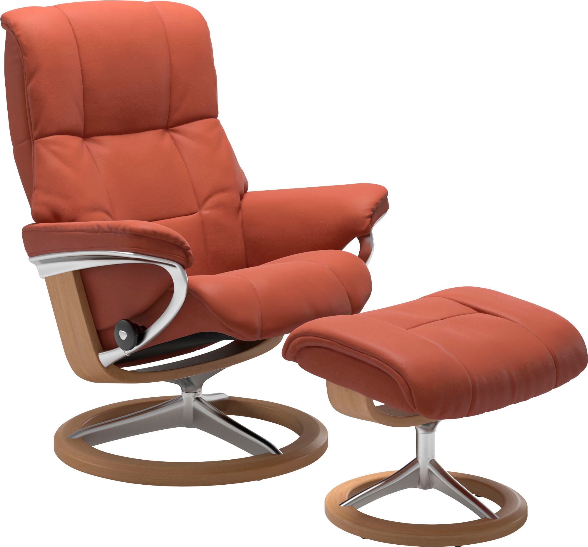 Stressless Fußhocker "Mayfair", mit Signature Base, Gestell Eiche