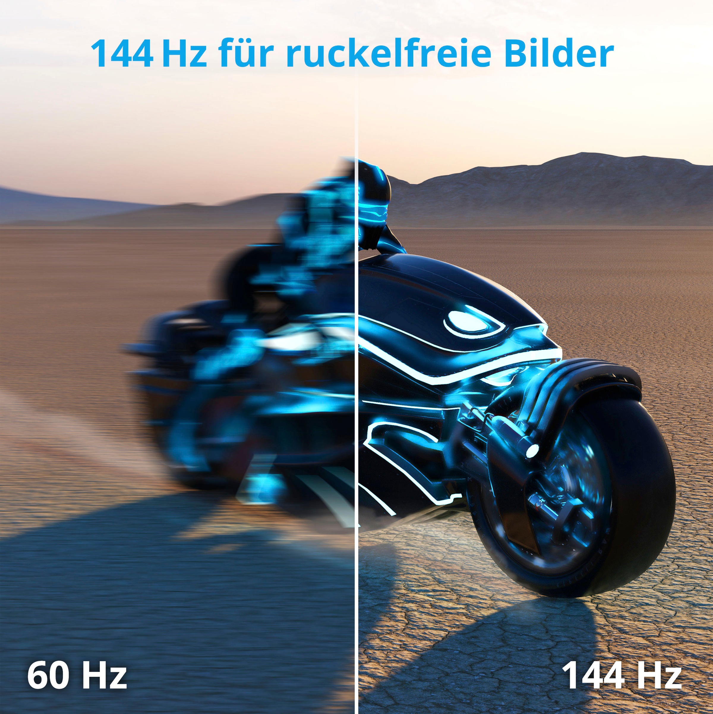 Medion® Gaming-Monitor »ERAZER® X52773 (MD 21473)«, 69 cm/27 Zoll, 2560 x 1440 px, QHD, 1 ms Reaktionszeit, 144 Hz