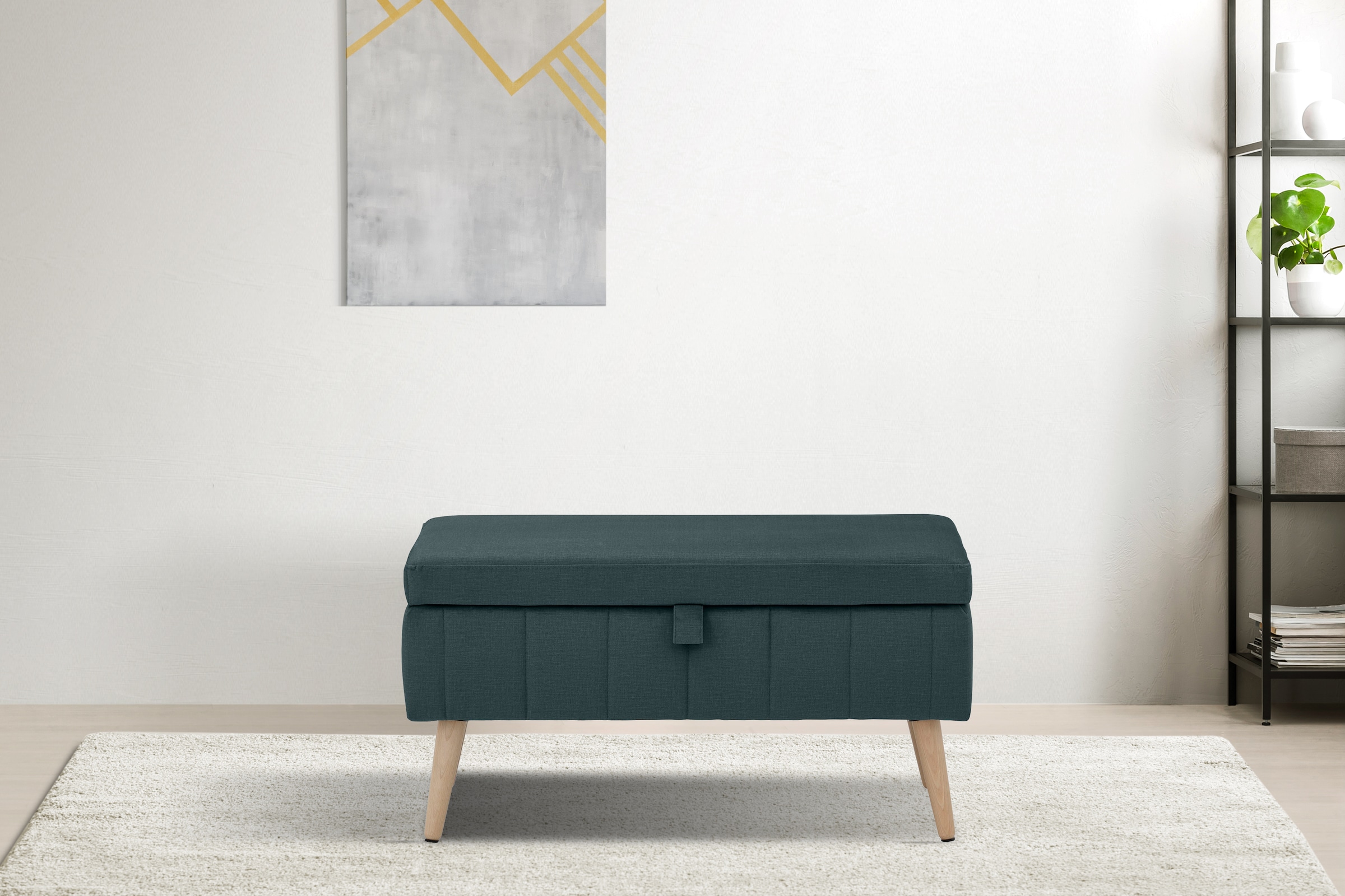 INOSIGN Truhenbank "AMIRA Sitzbank mit Stauraum, Maße B/T/H: 81/36/43 cm", günstig online kaufen