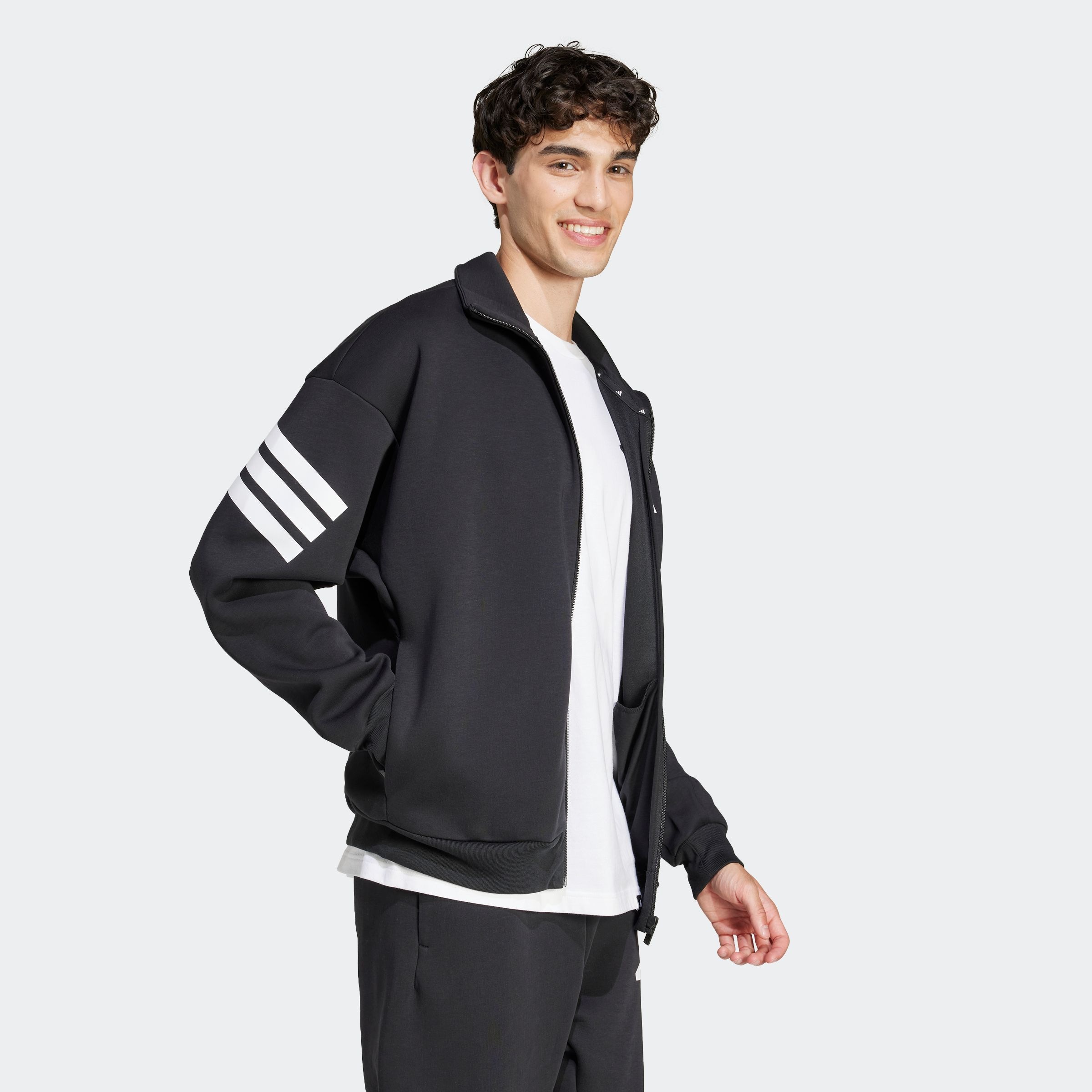 adidas Sportswear Trainingsjacke "FUTURE ICONS 3-STREIFEN WOVEN" günstig online kaufen