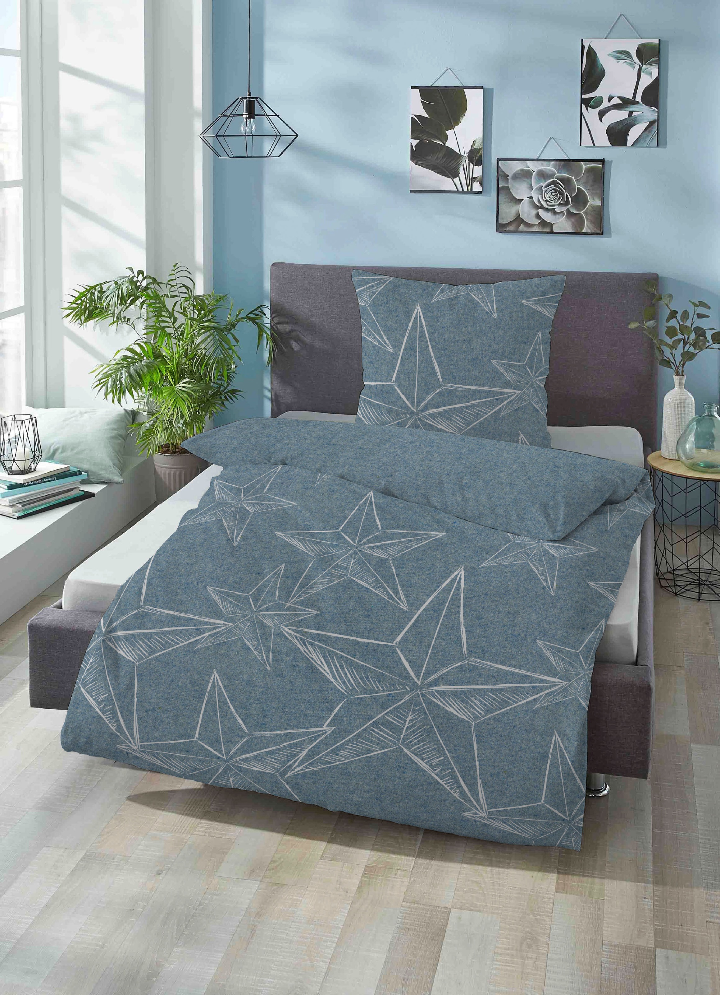 Biberna Bettwäsche "Alexander in Gr. 135x200 oder 155x220 cm" 2 Stk. tlg. F günstig online kaufen