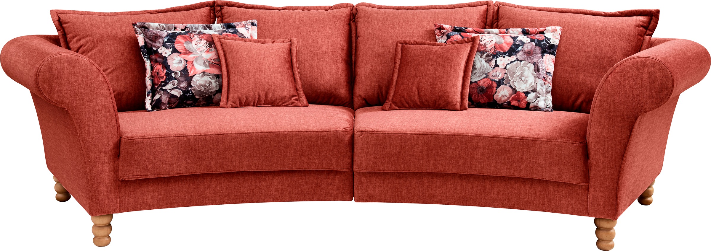 Home affaire Big-Sofa "Tassilo geschwungene Formensprache, bequem, Mega Sof günstig online kaufen