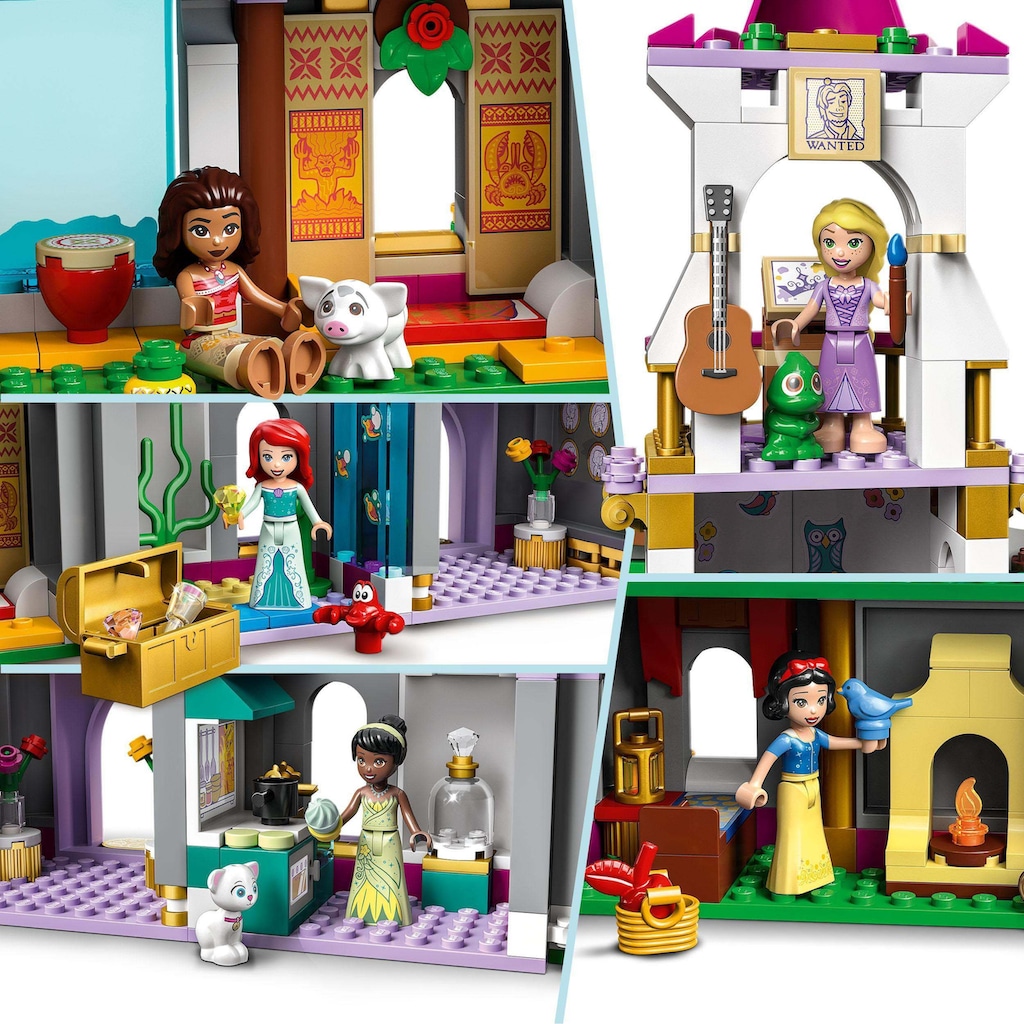 LEGO® Konstruktionsspielsteine »Ultimatives Abenteuerschloss (43205), LEGO® Disney Princess«, (698 St.)