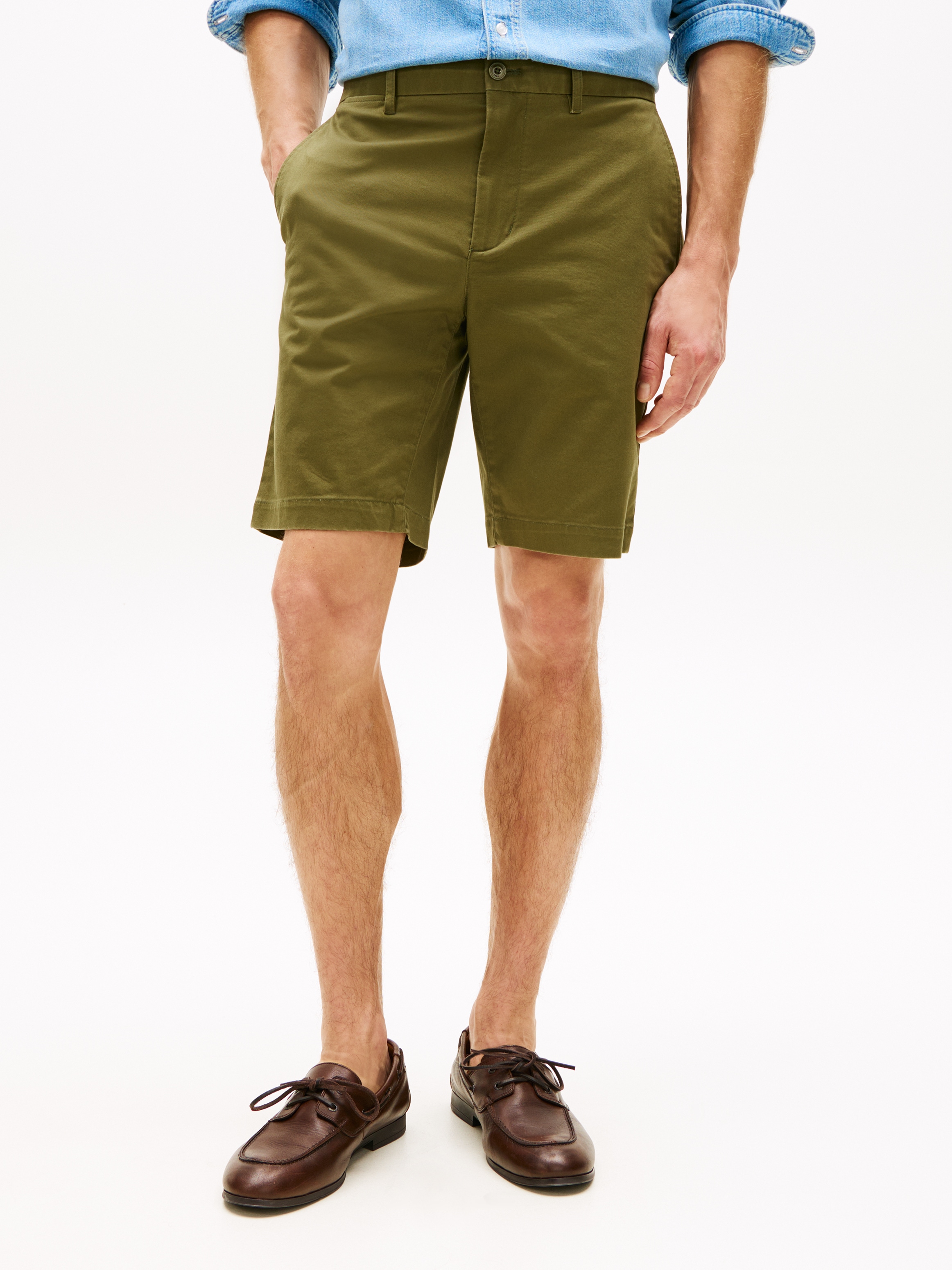 Tommy Hilfiger Chinoshorts "DENTON" gerade Form, schlichtes Design