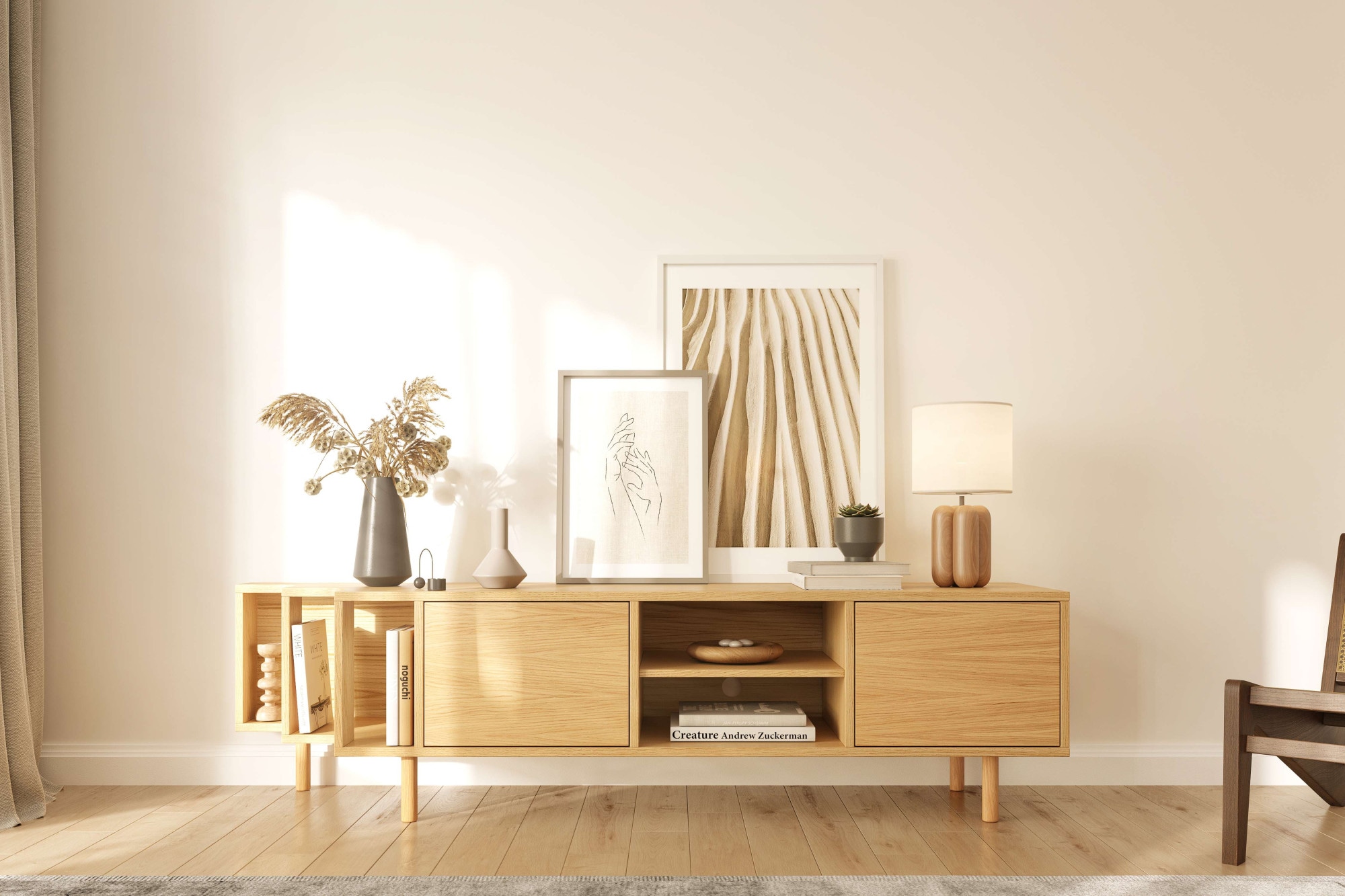 Woodman TV-Board "Shift", mit Echtholzfurnier aus Eiche, Breite 189 cm, mit günstig online kaufen