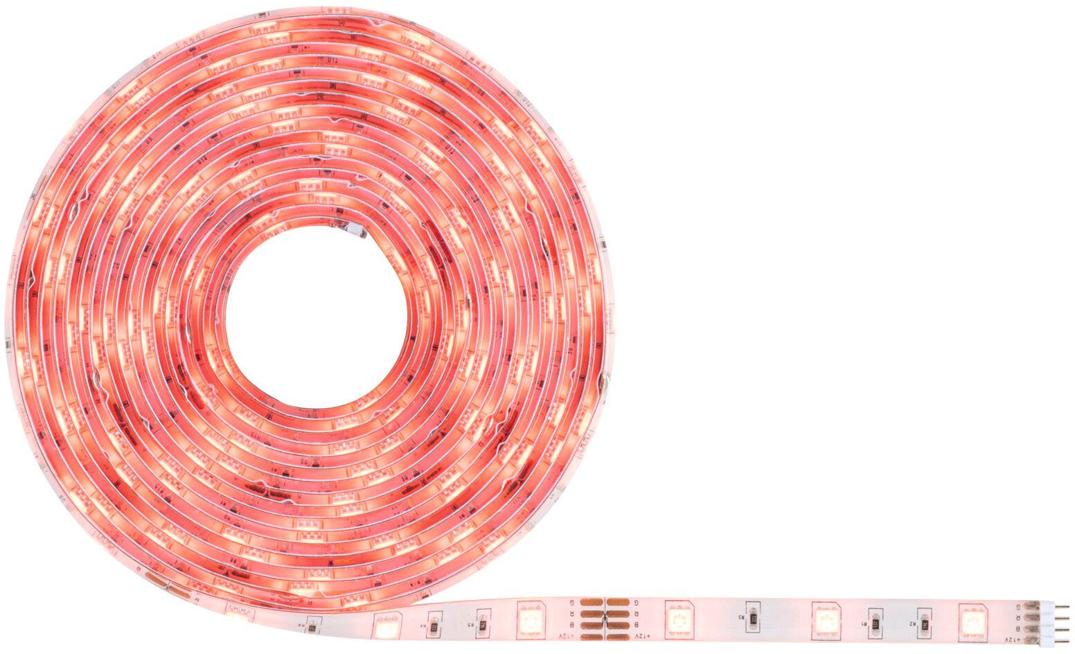 Paulmann LED-Streifen »SimpLED Stripe Set 5m 230/12V DC Weiß Metall Kunststoff«, 1 St.-flammig, RGB Zigbee