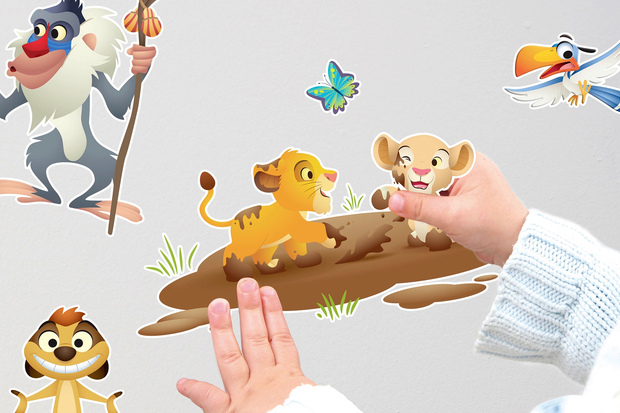 Komar Wandtattoo »Lion King Wildlife«, (27 St.), 50 x 70 cm bestellen | BAUR | Kinderzimmer-Wandtattoos