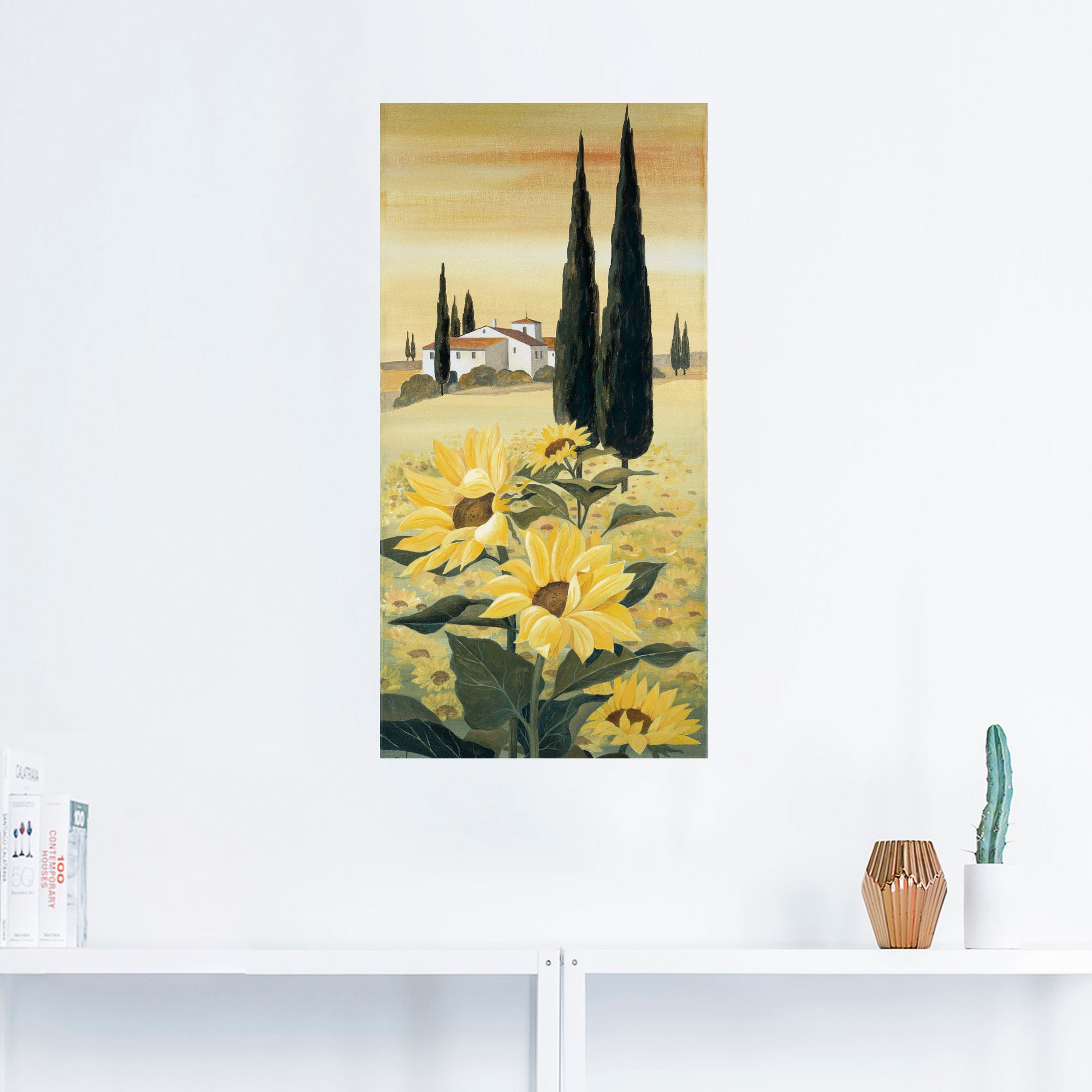 Artland Wandbild "Südliche Weite", Blumen, (1 St.), als Leinwandbild, Poste günstig online kaufen