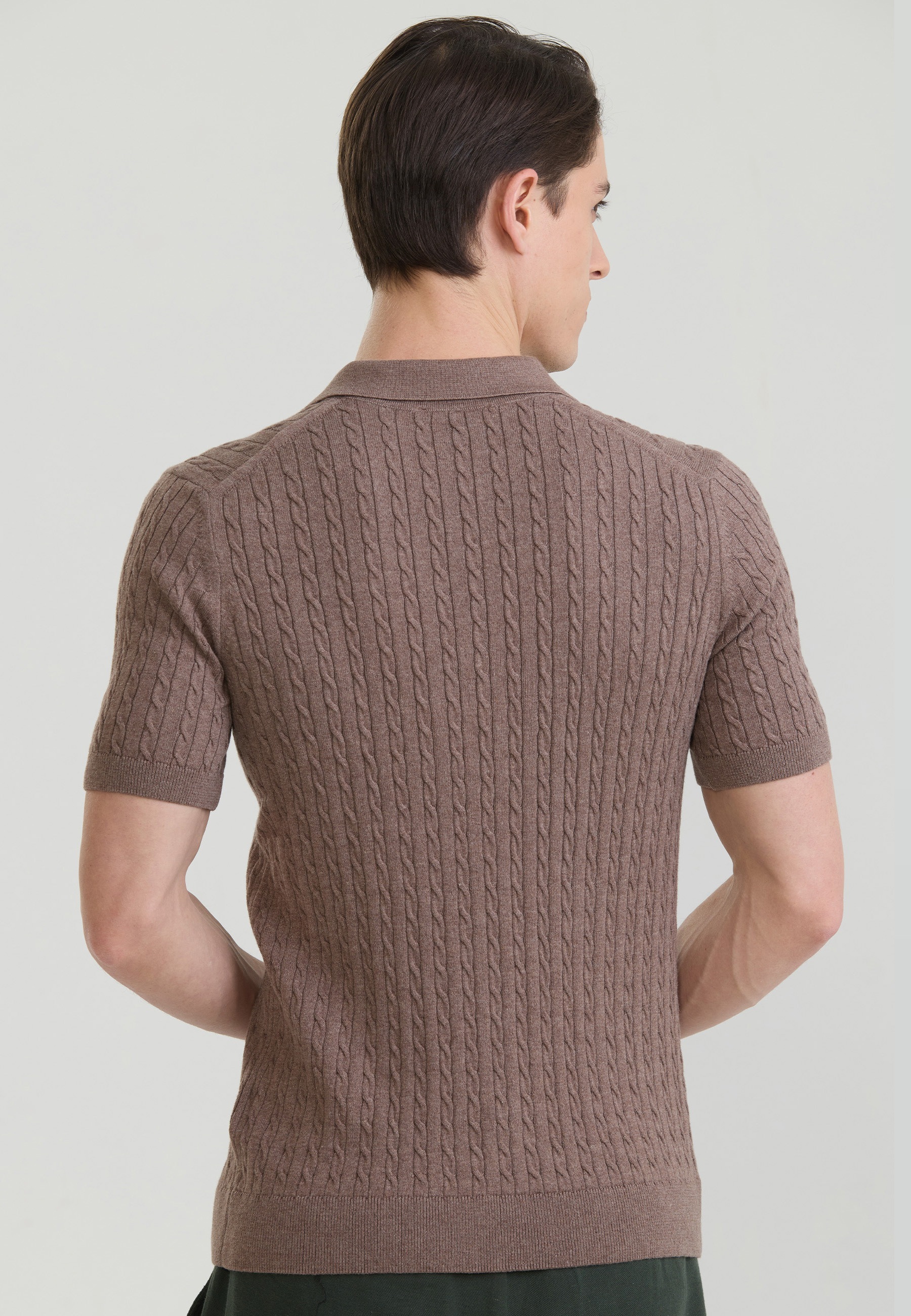Felix Hardy Poloshirt »Polo Shirt Kurzarm mit Zopfmuster«