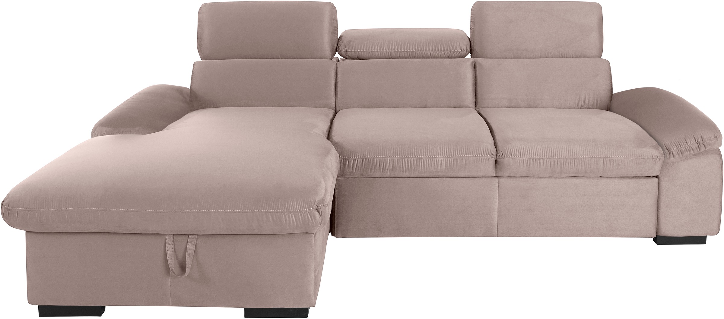 COTTA Ecksofa "Lola L-Form mit Kopfteilfunktion & Hocker", (Set, mit Hocker günstig online kaufen