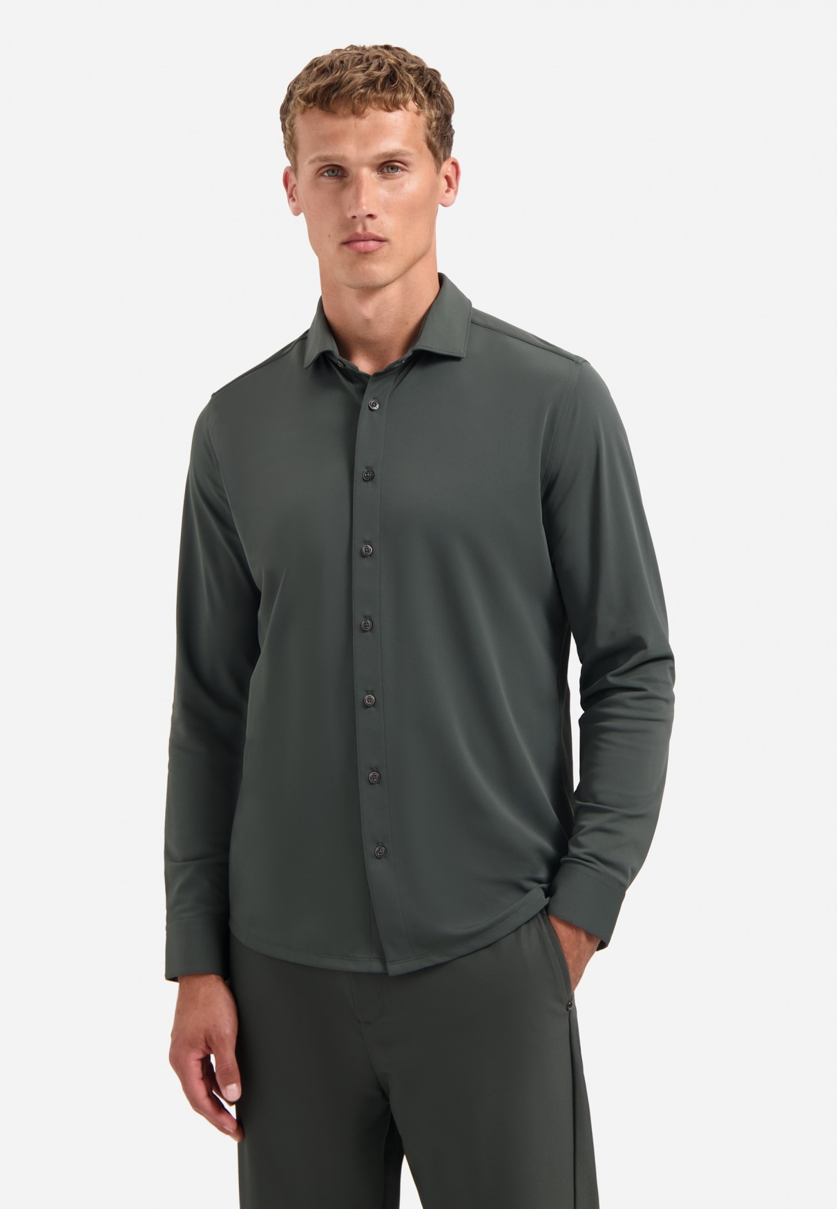 NO EXCESS Langarmhemd "No Excess Sedoc-Reisehemd Shirt Jersey Travel" günstig online kaufen