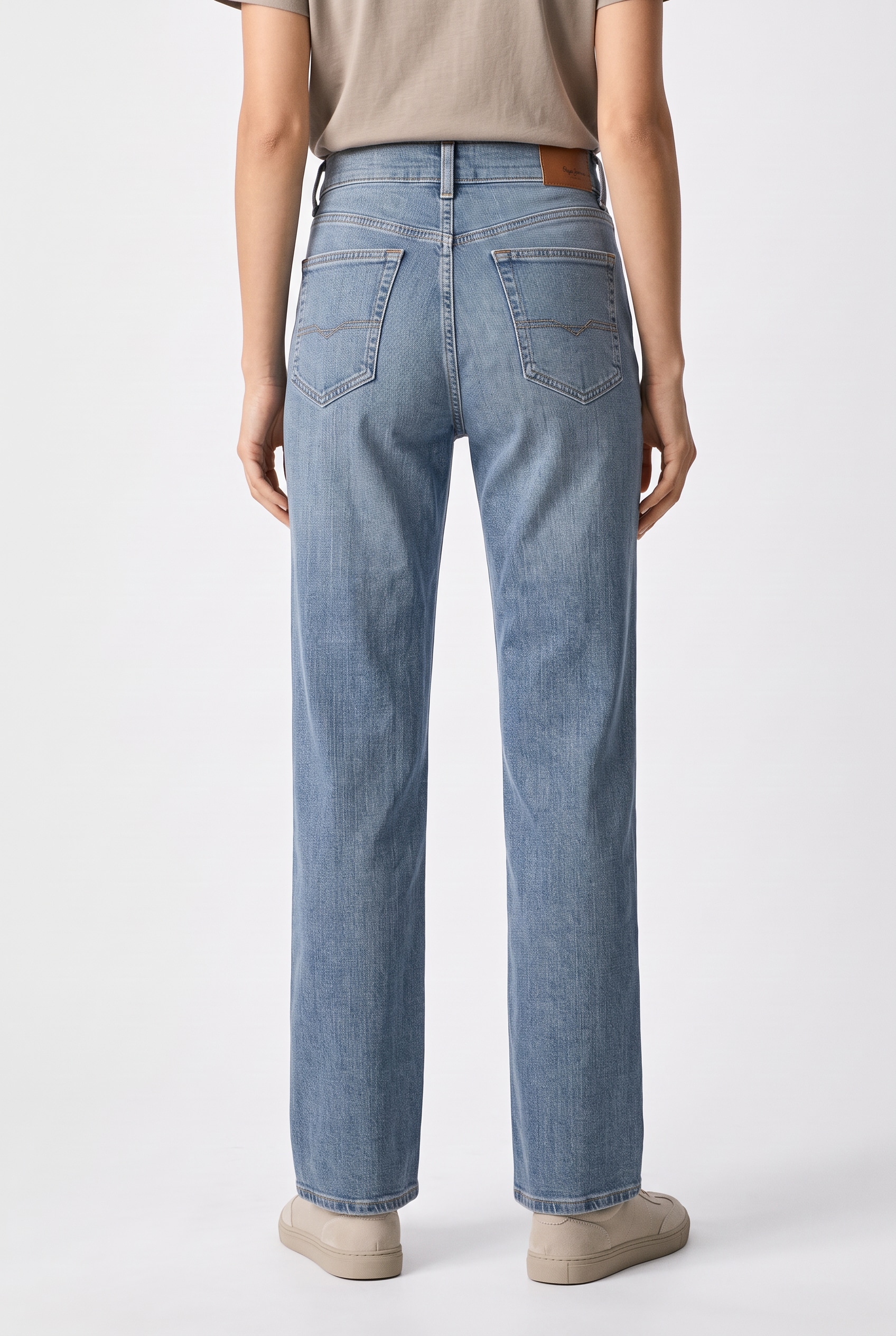 Pepe Jeans Straight-Jeans »STRAIGHT JEANS HW ROBYN« mit hohem Bund