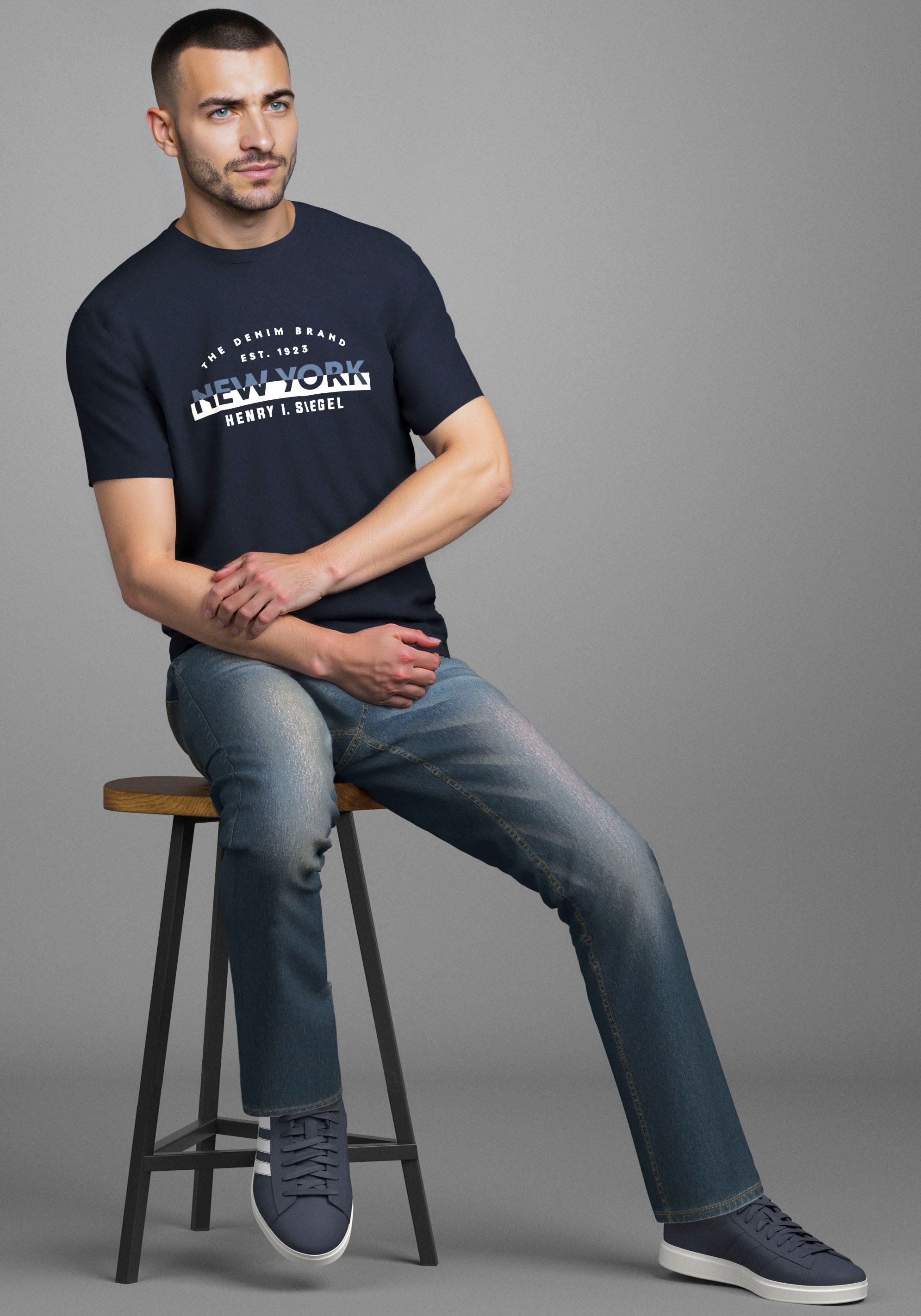 H.I.S Rundhalsshirt »Neue Kollektion!«, mit Print
