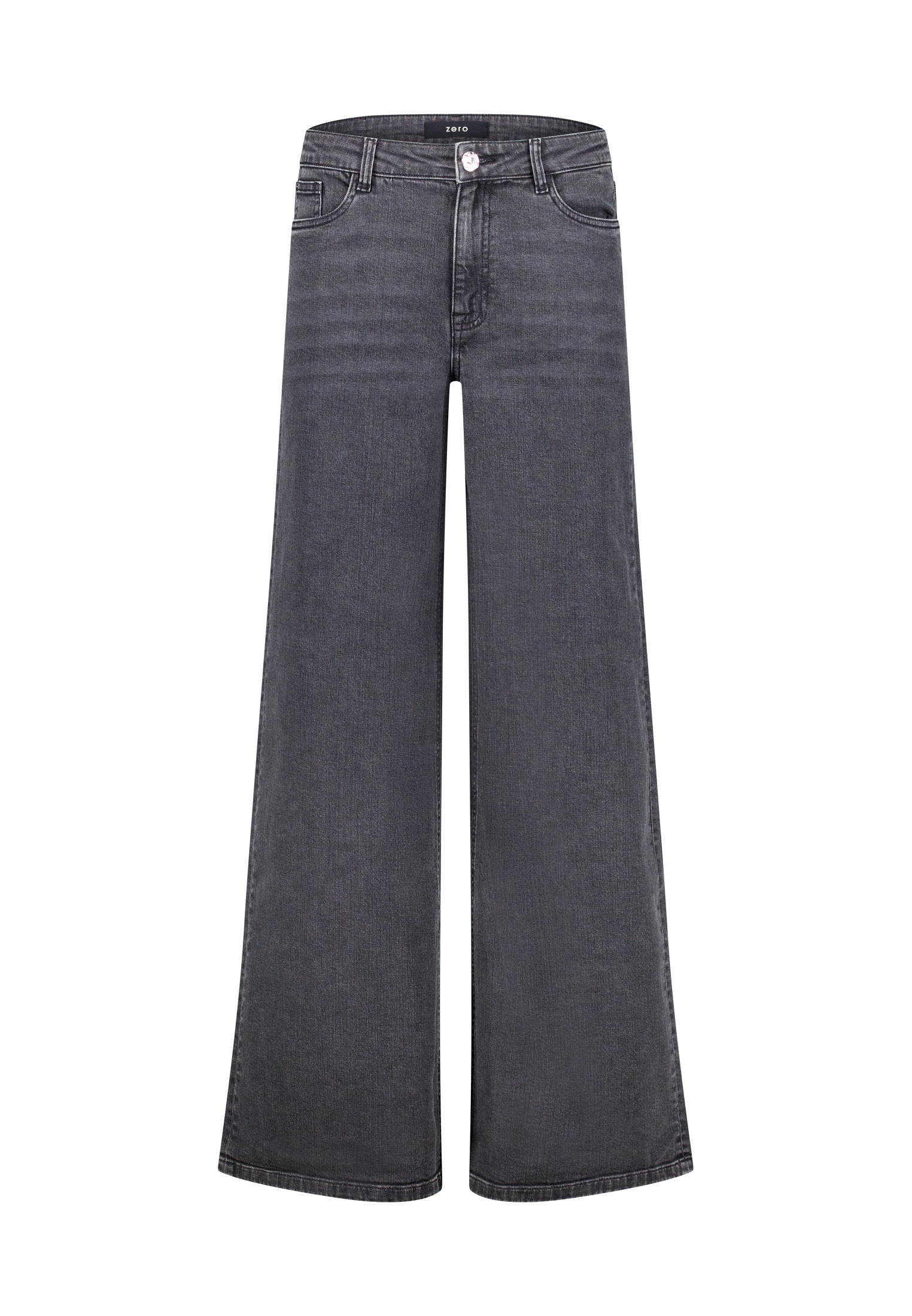 Zero Bequeme Jeans »Damen fit Jeans mit weitem Bein Witney«