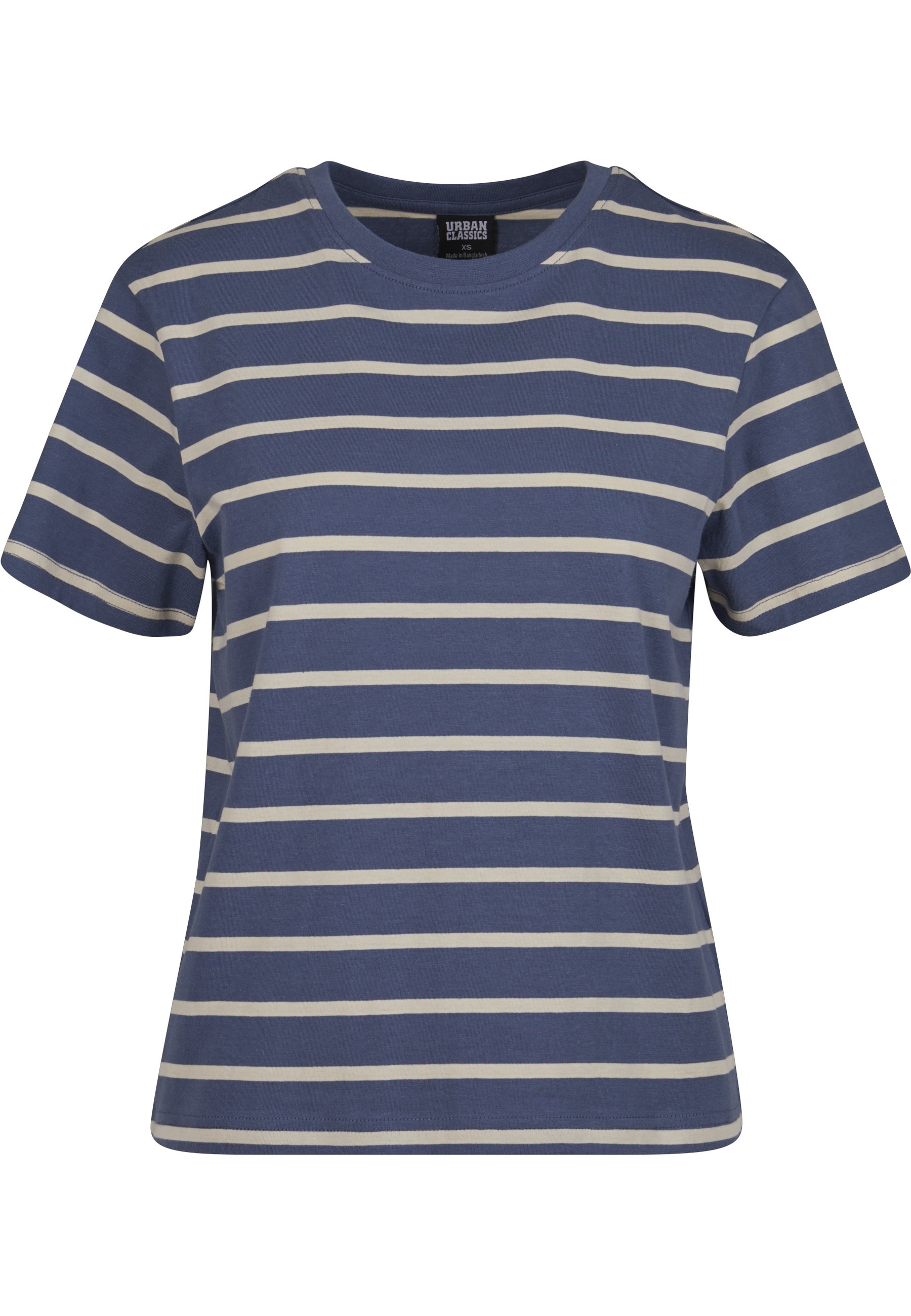 URBAN CLASSICS T-Shirt "Urban Classics Damen Ladies Striped Boxy Tee" 1 Stk günstig online kaufen