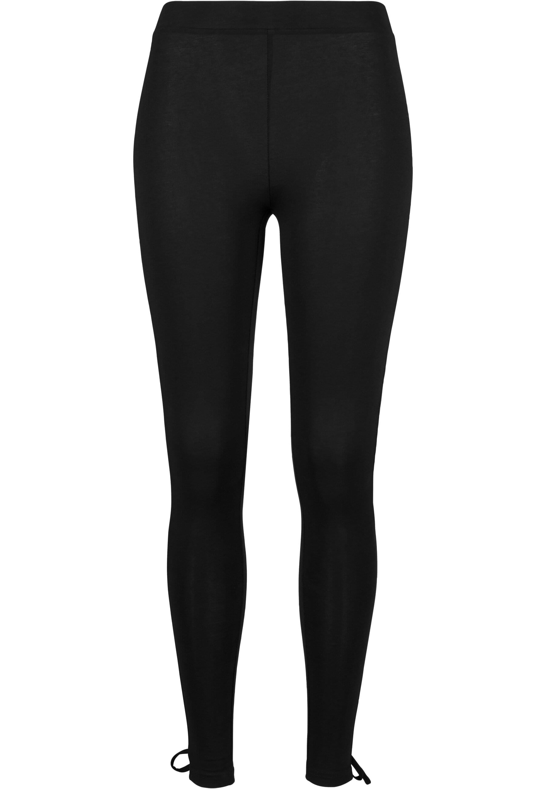 URBAN CLASSICS Leggings "Urban Classics Damen Ladies Laced Up Back Leggings", (1 tlg.)