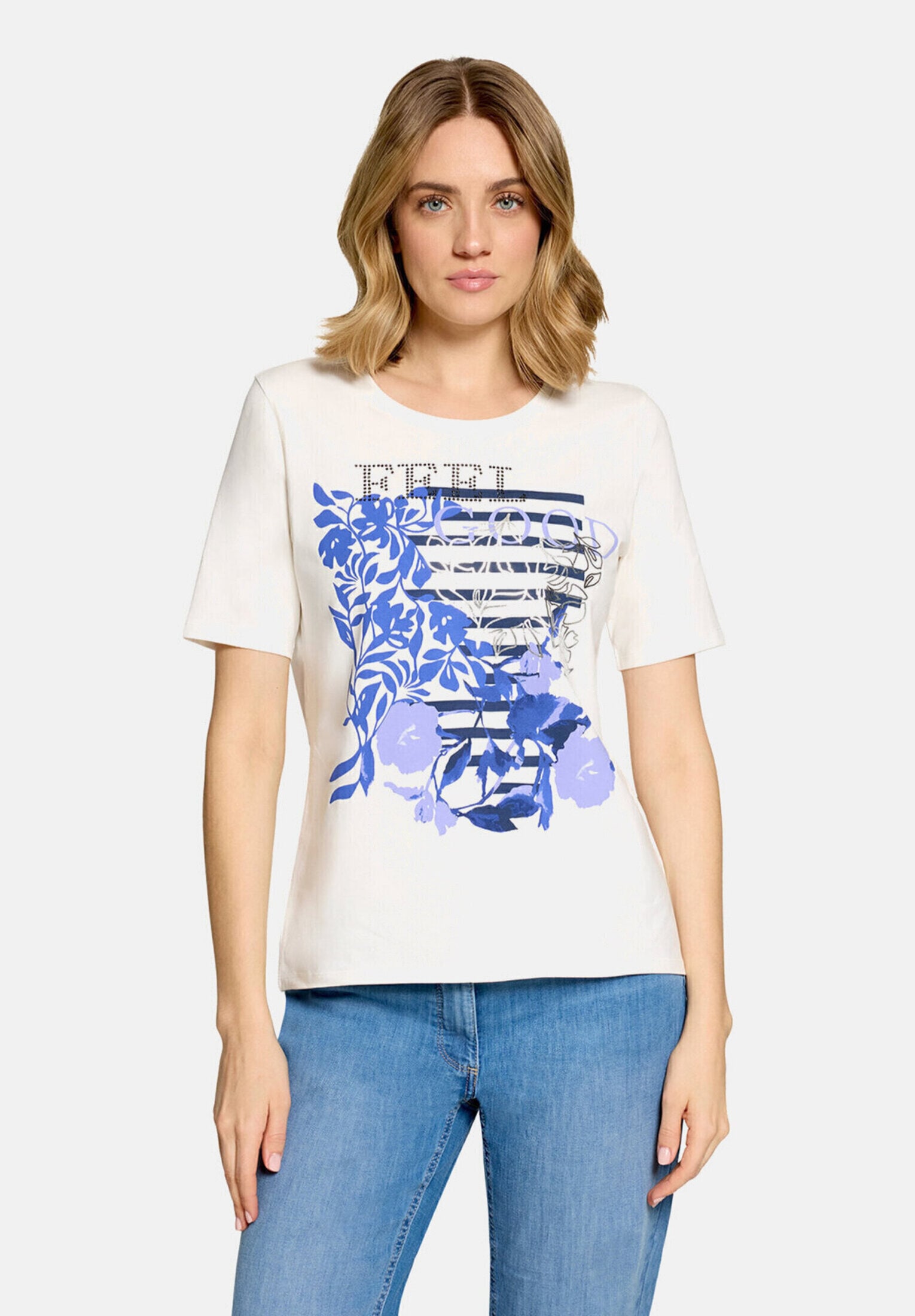 Betty Barclay Kurzarmshirt »Damen mit Placement« 1 tlg.