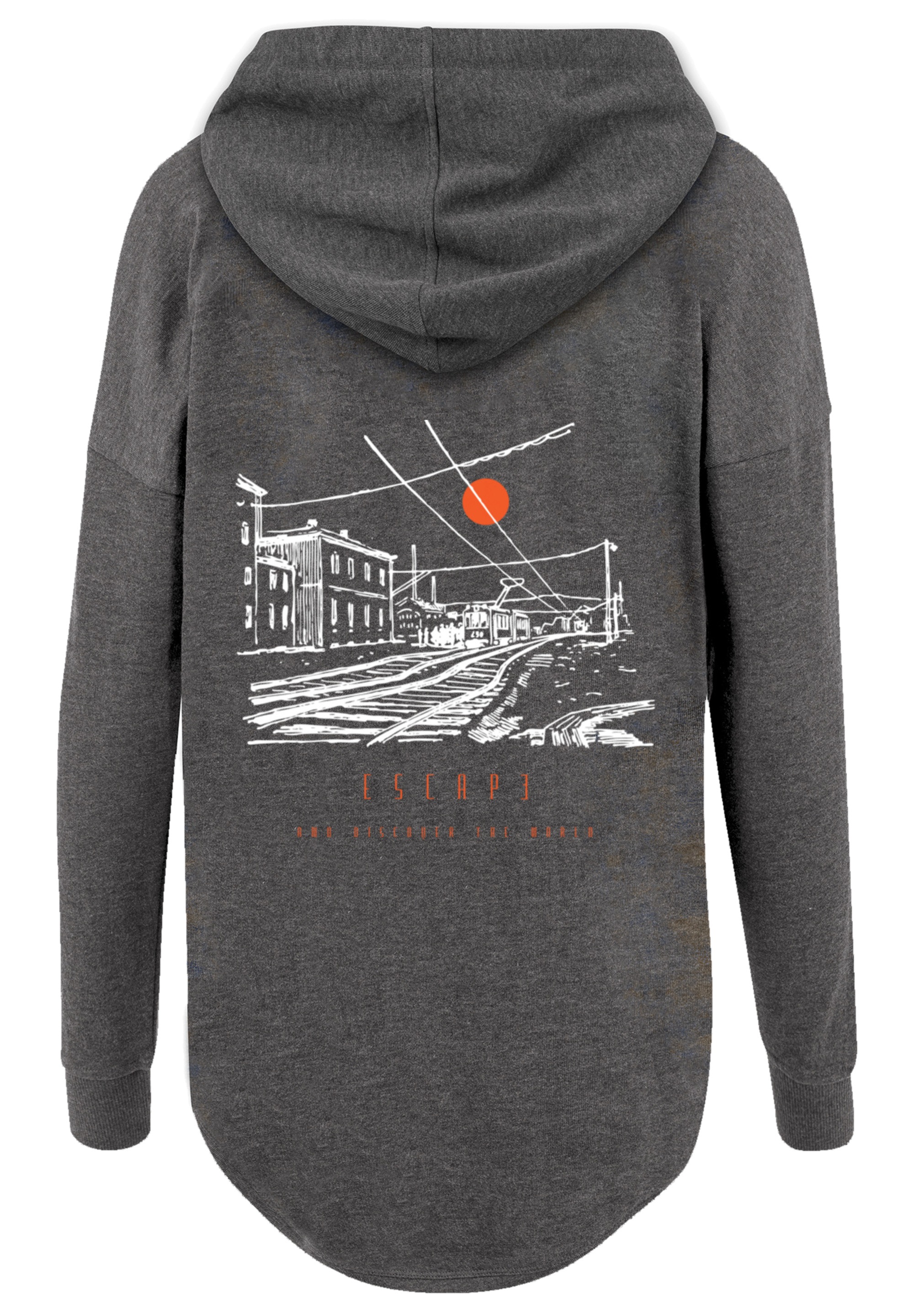 F4NT4STIC Kapuzenpullover "Oversize Escape Discover the World Town", Premiu günstig online kaufen