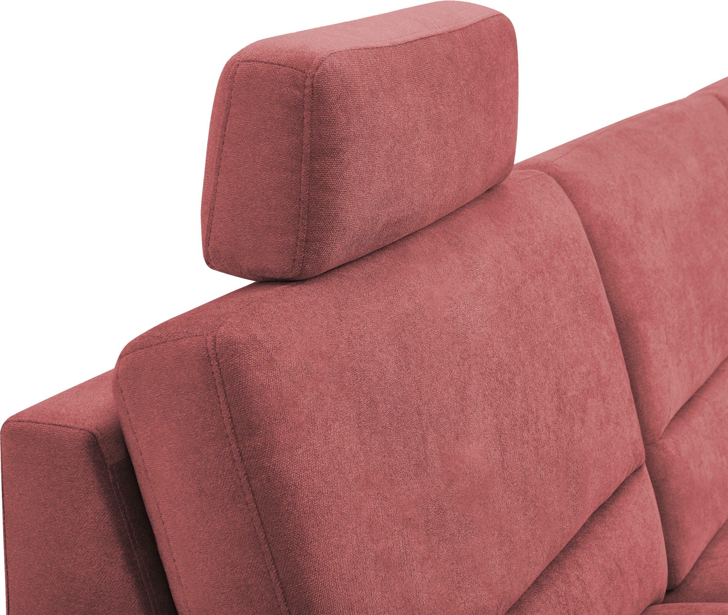 CALIZZA INTERIORS Ecksofa »Onyx L-Form«, Recamiere links oder rechts, wahlweise mit Bettfunktion, Breite 270 cm