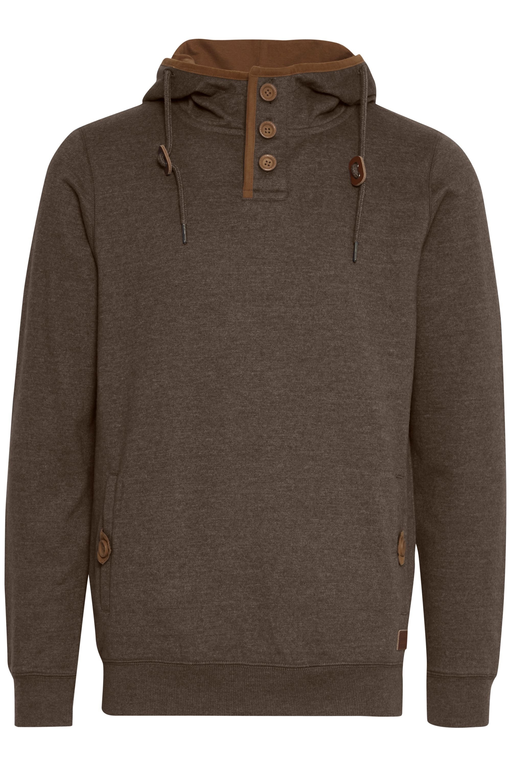 Blend Kapuzenpullover "BHAlexo" Kapuzenpullover mit Knopfverschluss am Krag günstig online kaufen