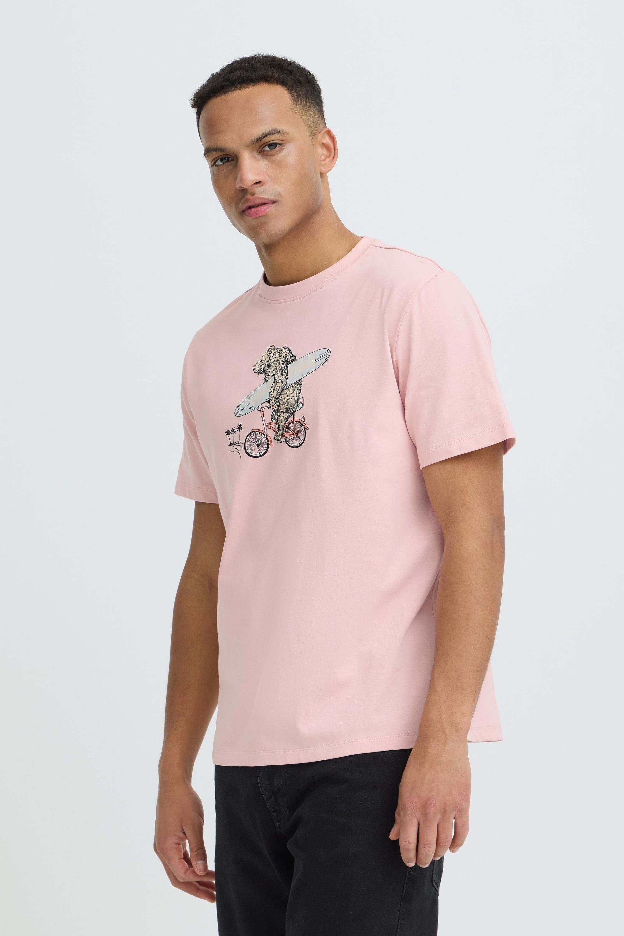 Blend Rundhalsshirt "BHKarsten" Modernes T-Shirt mit Print günstig online kaufen