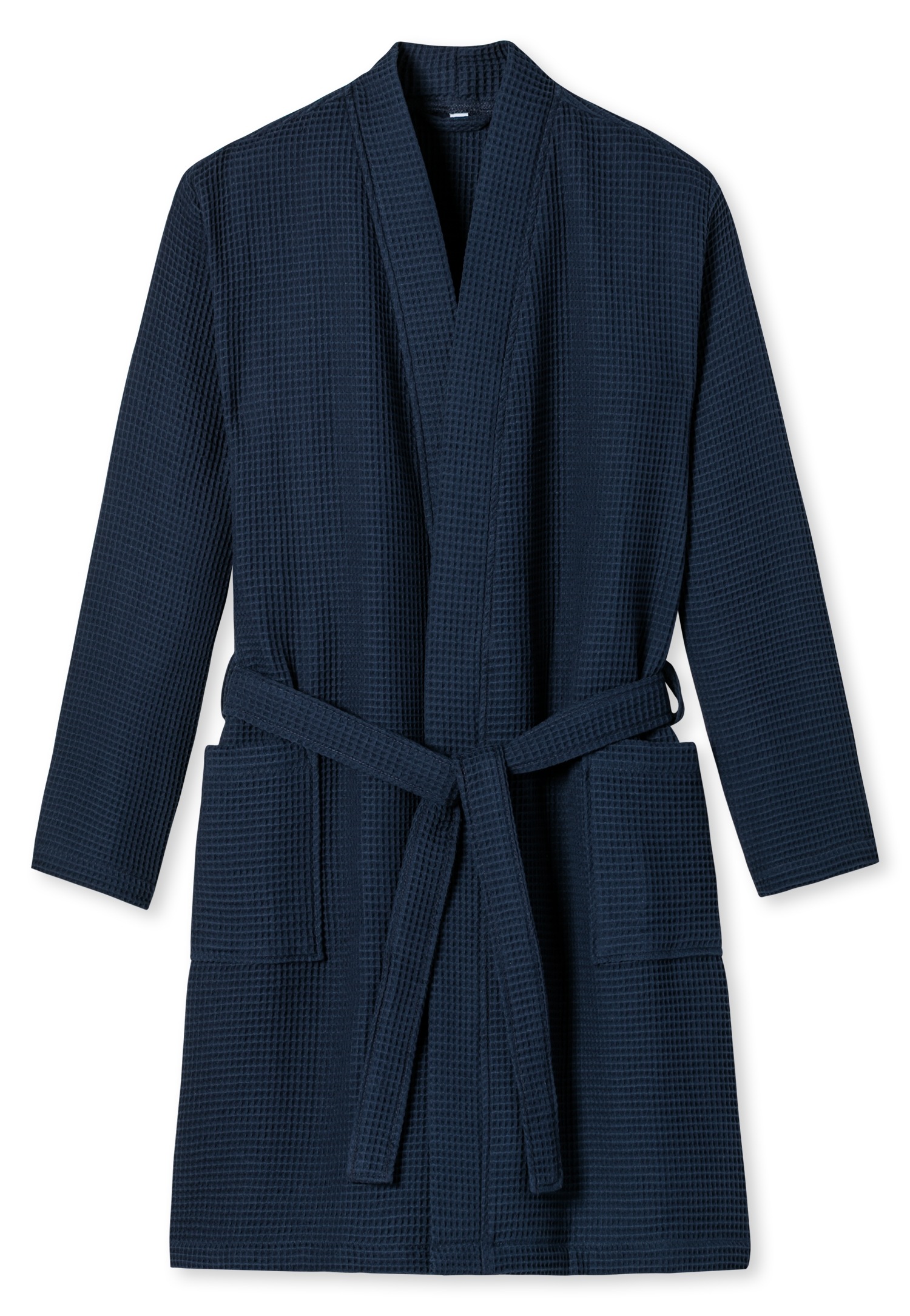 Schiesser Herrenbademantel "Essentials", mit Bindekordel, Kimono-Schnitt günstig online kaufen