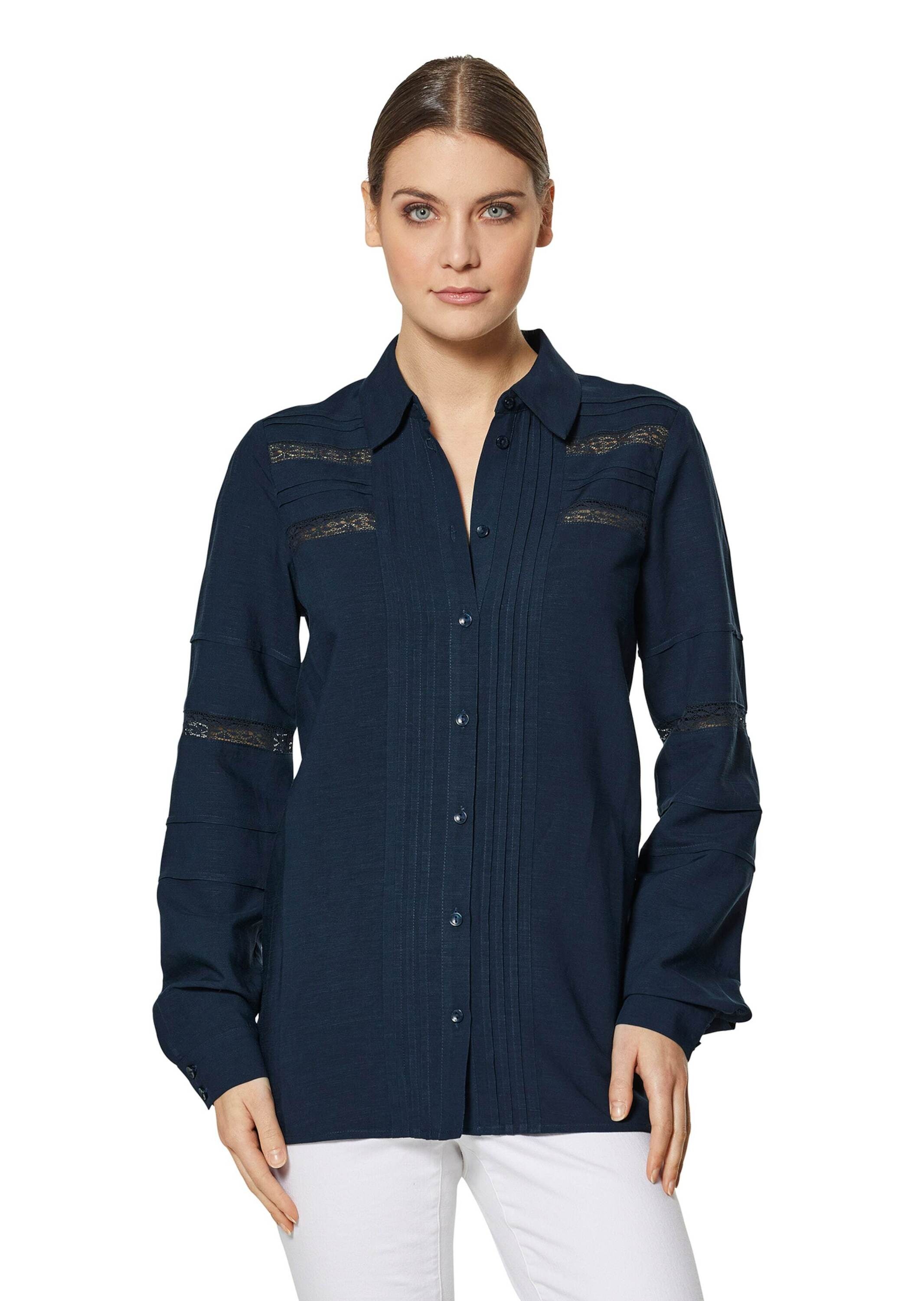 MADELEINE Hemdbluse "Hemd Langes Hemd mit Leinen-Anteil" günstig online kaufen