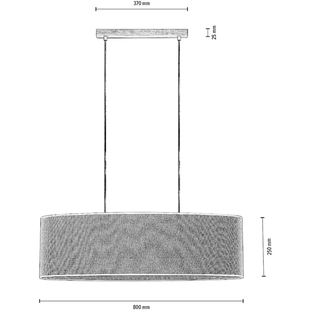 OTTO products Pendelleuchte »Emmo, Made in Europe«, 2 flammig-flammig