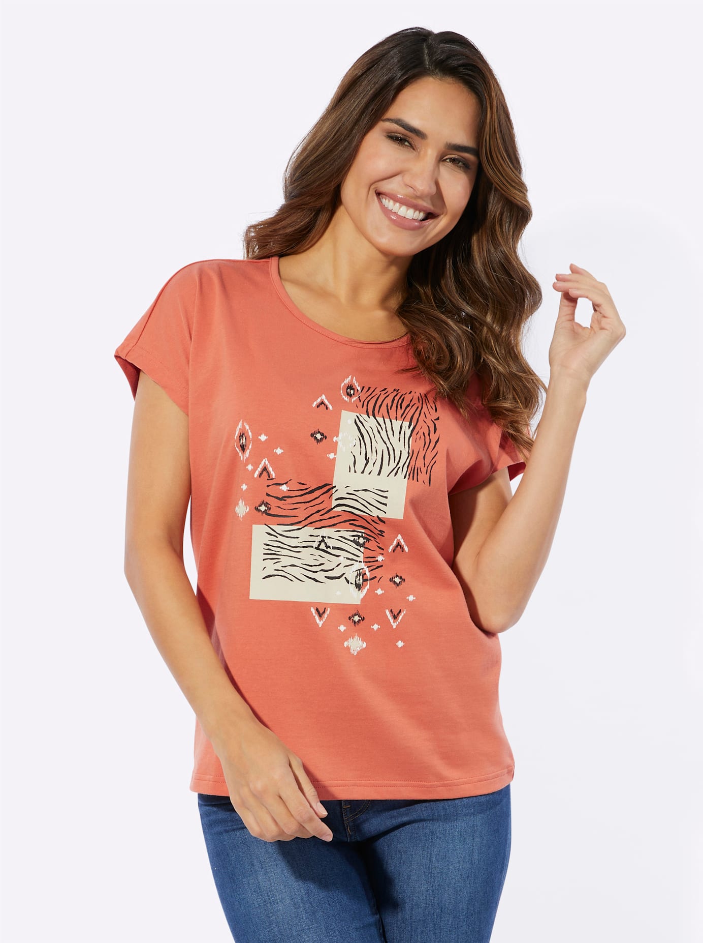 Classic Basics Rundhalsshirt "Rundhals-Shirt" 1 Stk. tlg. günstig online kaufen