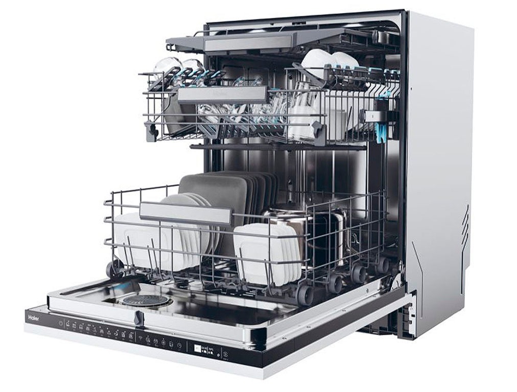 Haier vollintegrierbarer Geschirrspüler I-PRO SHINE SERIE 4 »XI 6B0M3PDB«, 16 Maßgedecke