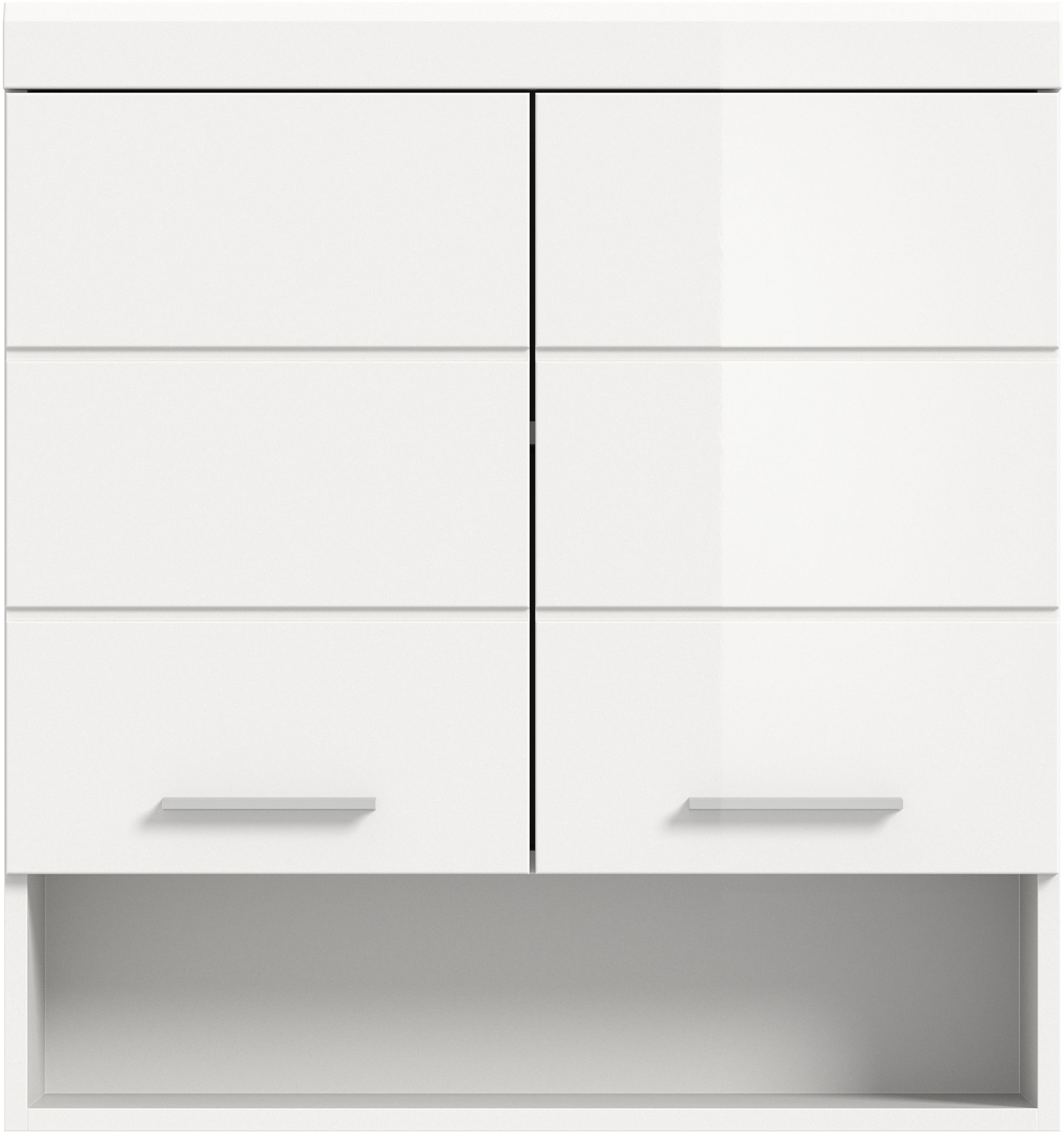 INOSIGN Hängeschrank »Siena, Breite 74cm, 2 Türen, 1 offenes Fächer, MDF-Front«, in verschiedenen Farben erhältlich, Badmöbel, Badschrank, Schrank, Bad