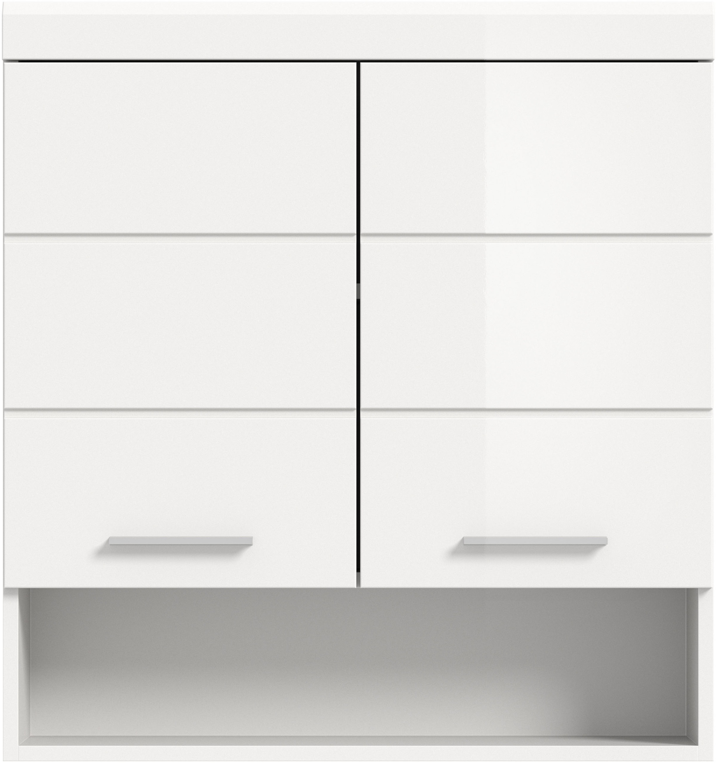 welltime Hängeschrank "SIENA, Breite 74cm, 2 Türen, 1 offenes Fächer, MDF-F günstig online kaufen