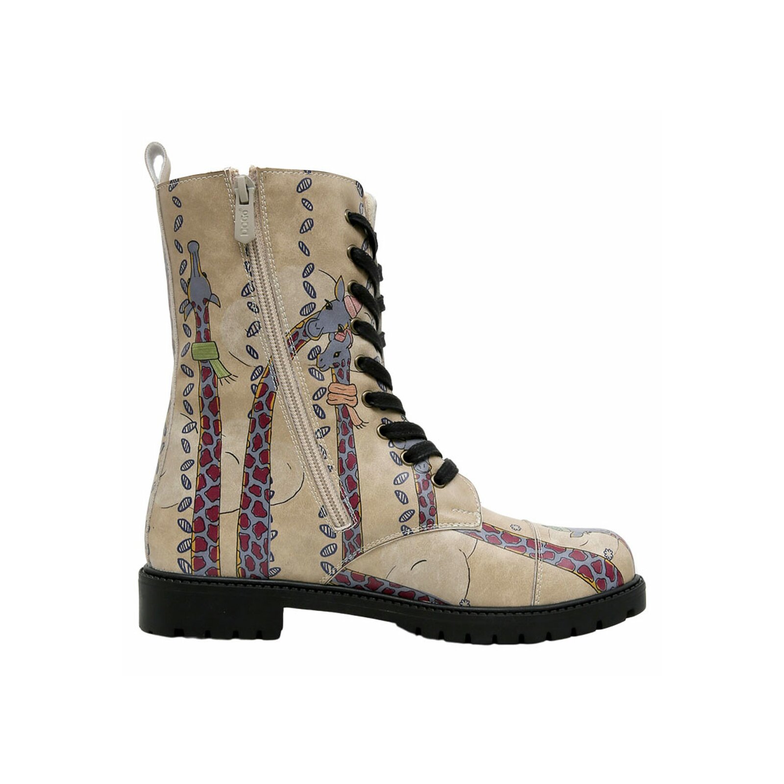 Thumbnail - DOGO Schnürboots "Zipsy High-Top Boots Sky-High Love Damen Stiefeletten", Vegan