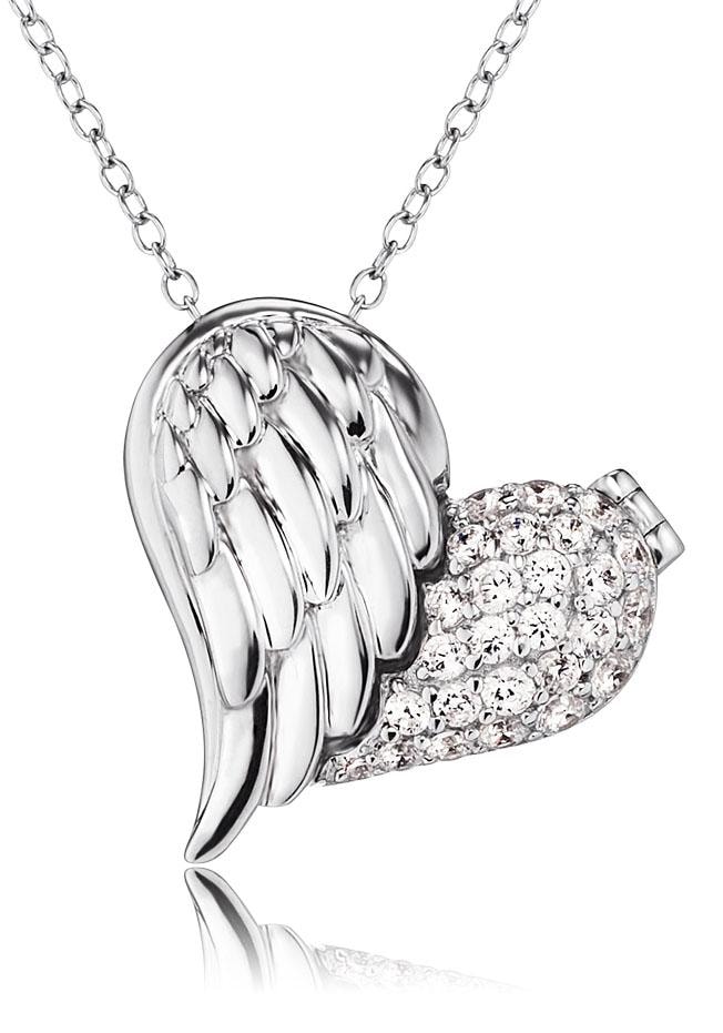 Kette mit Anhänger »With Love special, Kette Flügel zum Öffnen, ERN-WITHLOVE-02-ZI«,...