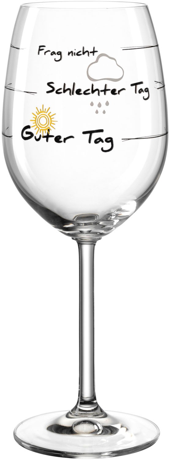 LEONARDO Weinglas »PRESENTE 'Guter Tag'«, 460 ml