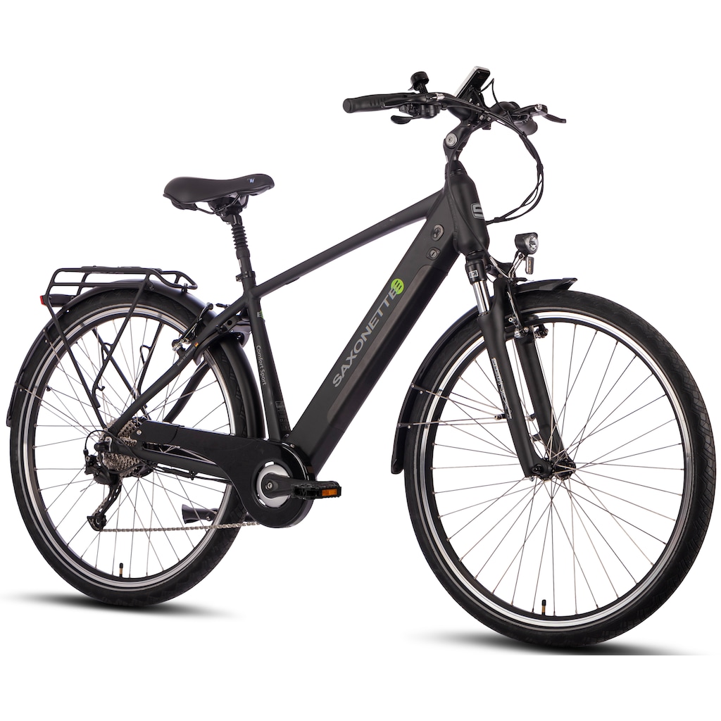 SAXONETTE E-Bike »Comfort Sport«, 9 Gang, Shimano, Alivio, Heckmotor 250 W