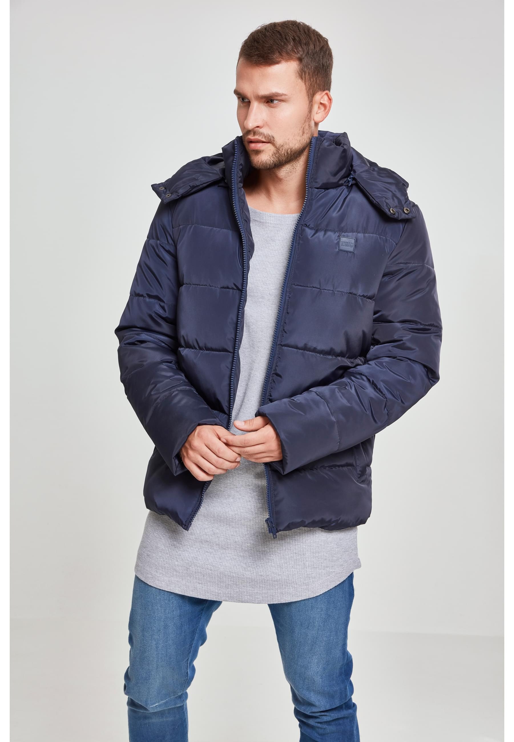 URBAN CLASSICS Allwetterjacke »Urban Classics Herren Hooded Puffer Jacket«, (1 St.), mit Kapuze