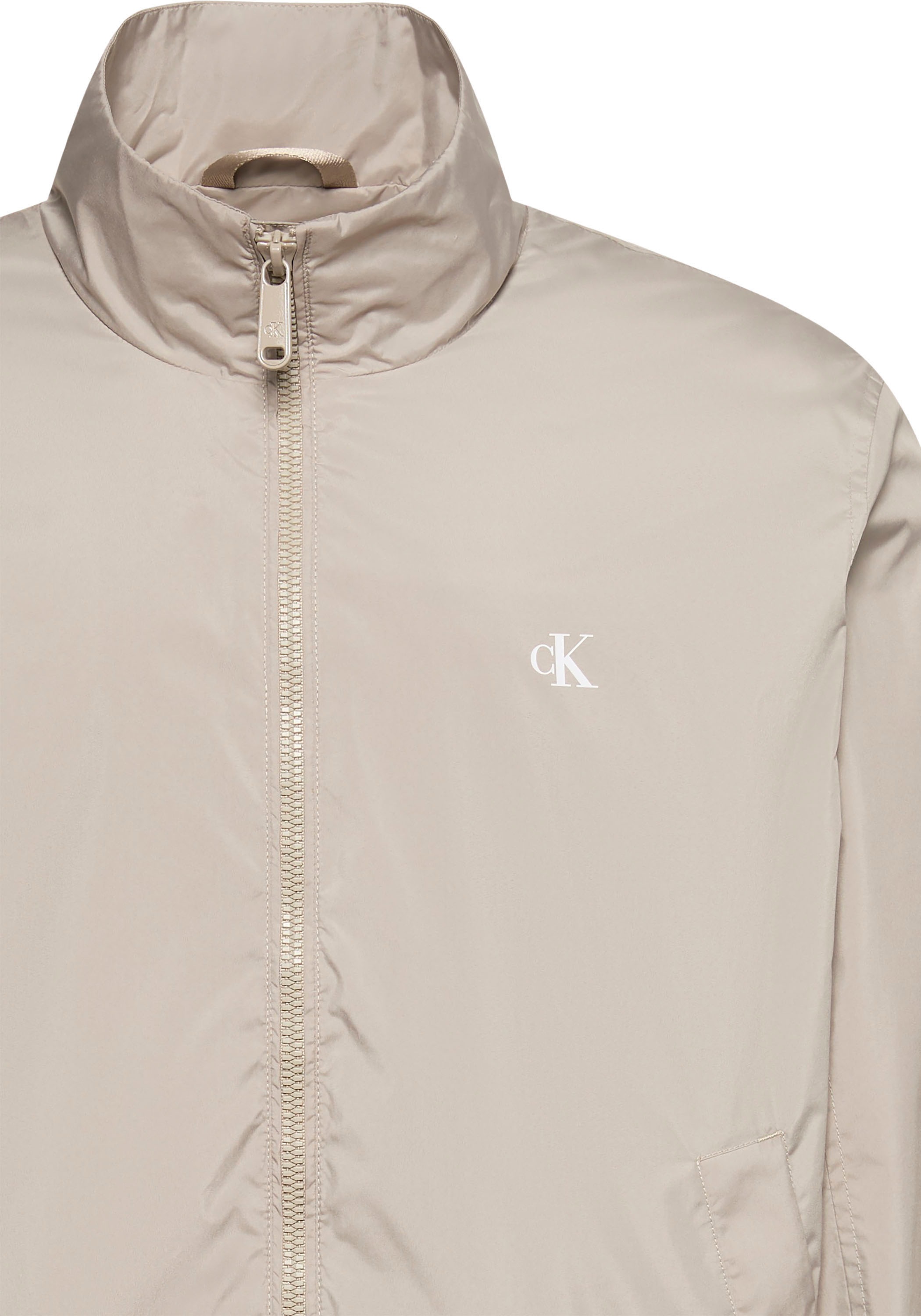 Calvin Klein Jeans Windbreaker »UNFILLED NYLON« ohne Kapuze Regular fit mit Stehkragen