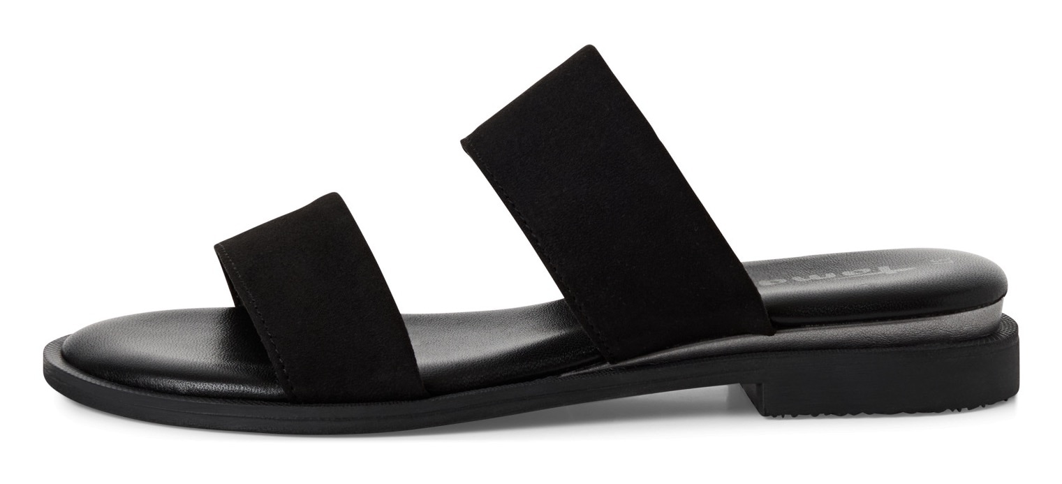 Tamaris Pantolette, Blockabsatz, Sommerschuh, Schlupfschuh, Businesschuh mit Riemchen
