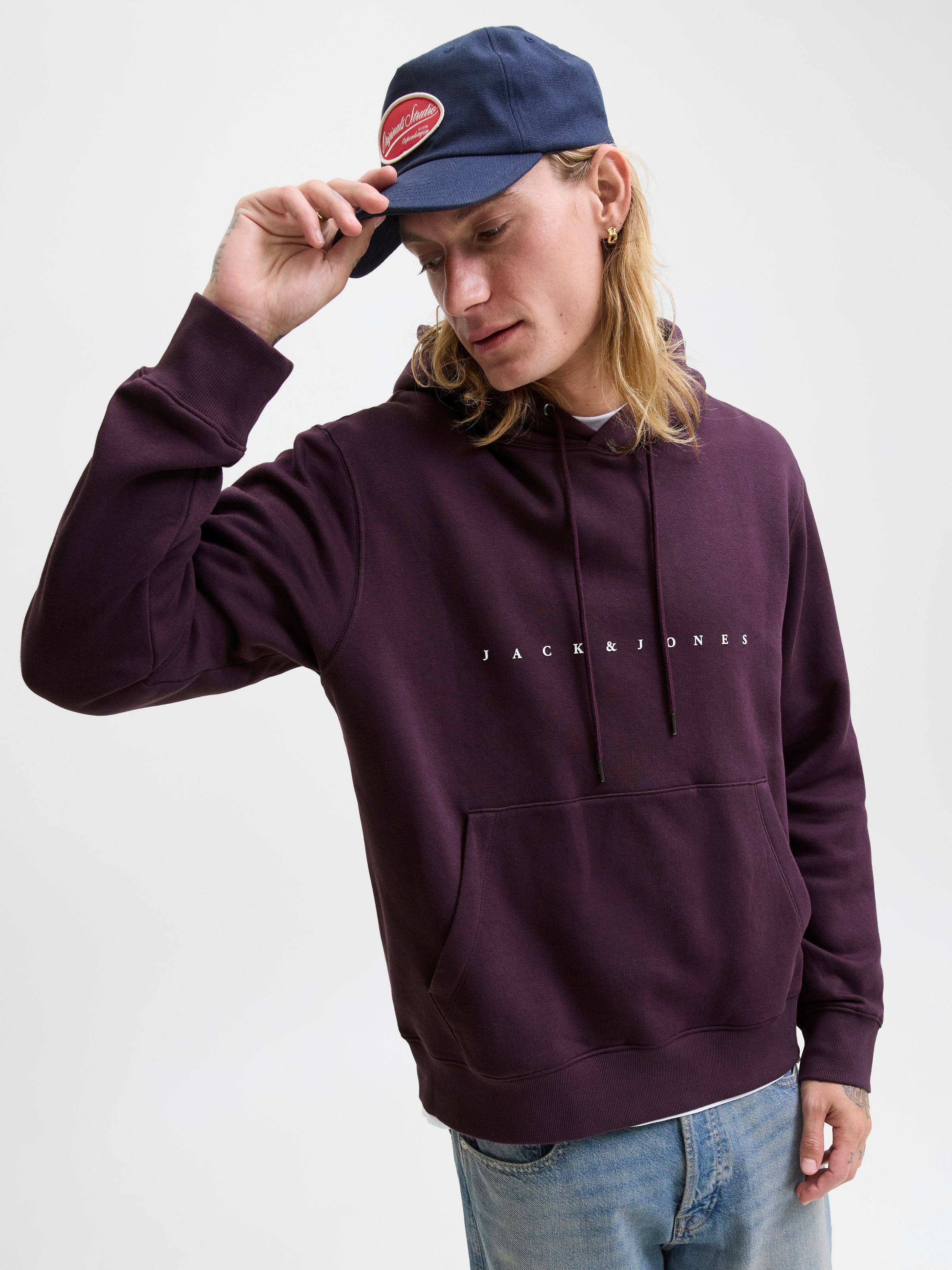 Jack & Jones Kapuzensweatshirt "JJESTAR JJ SWEAT HOOD NOOS", mit Logo Print günstig online kaufen