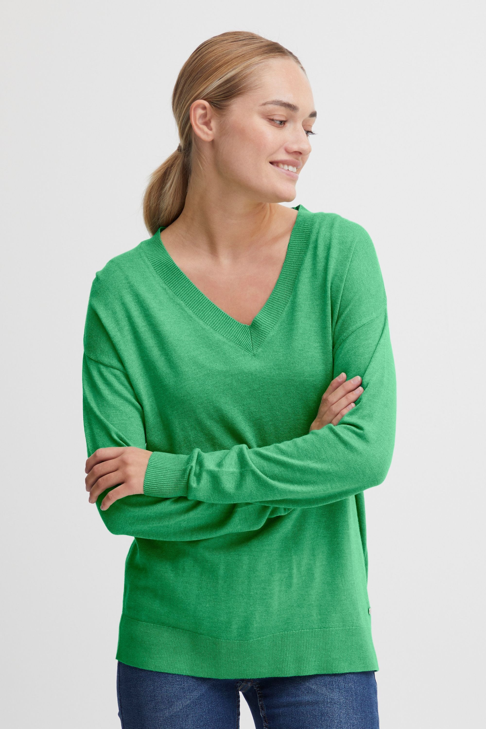 OXMO Strickfleece-Pullover "Strickpullover OXHelle" günstig online kaufen