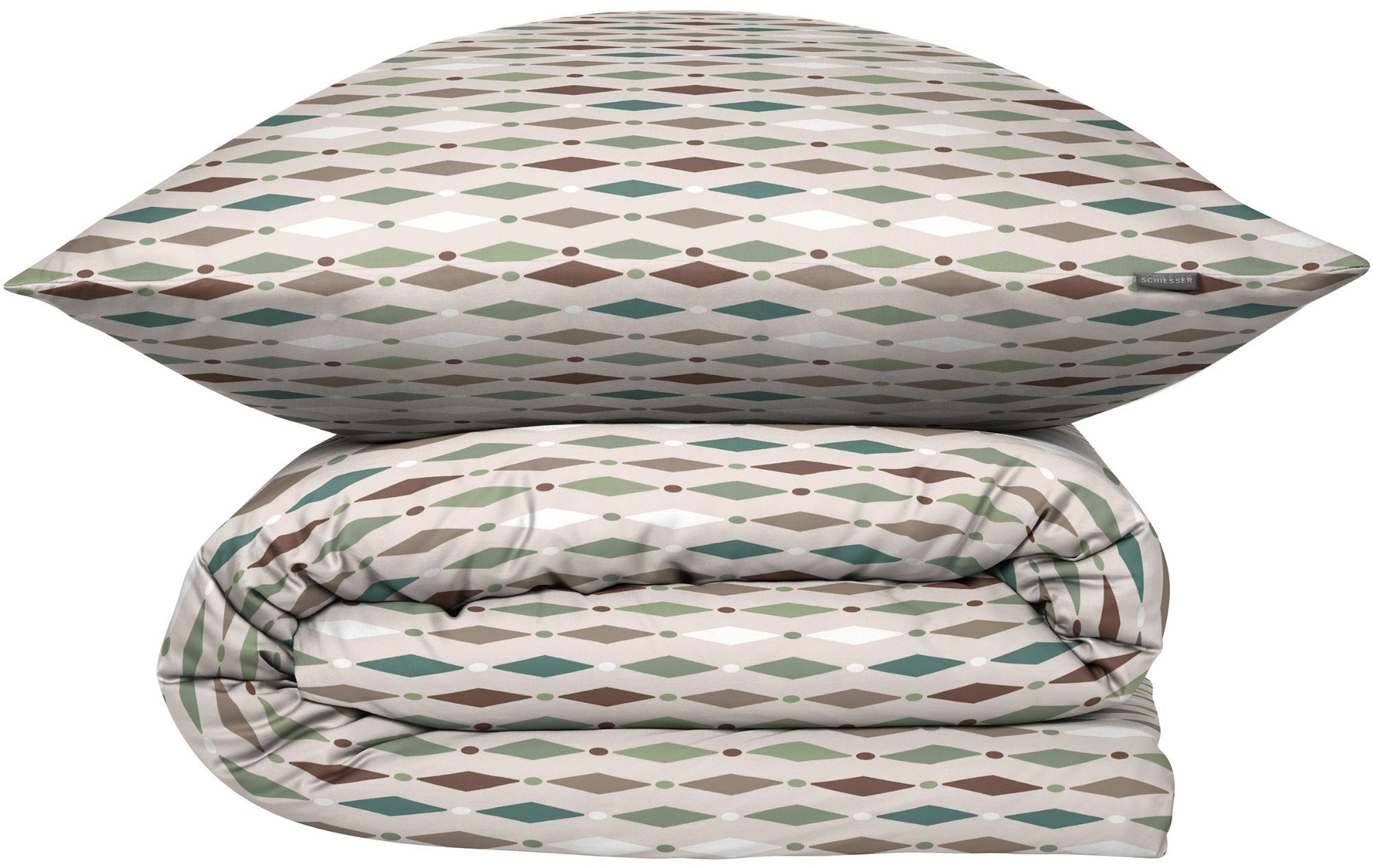 Schiesser Bettwäsche "Lotta aus weicher Baumwolle mit grafischem Muster" 2 günstig online kaufen