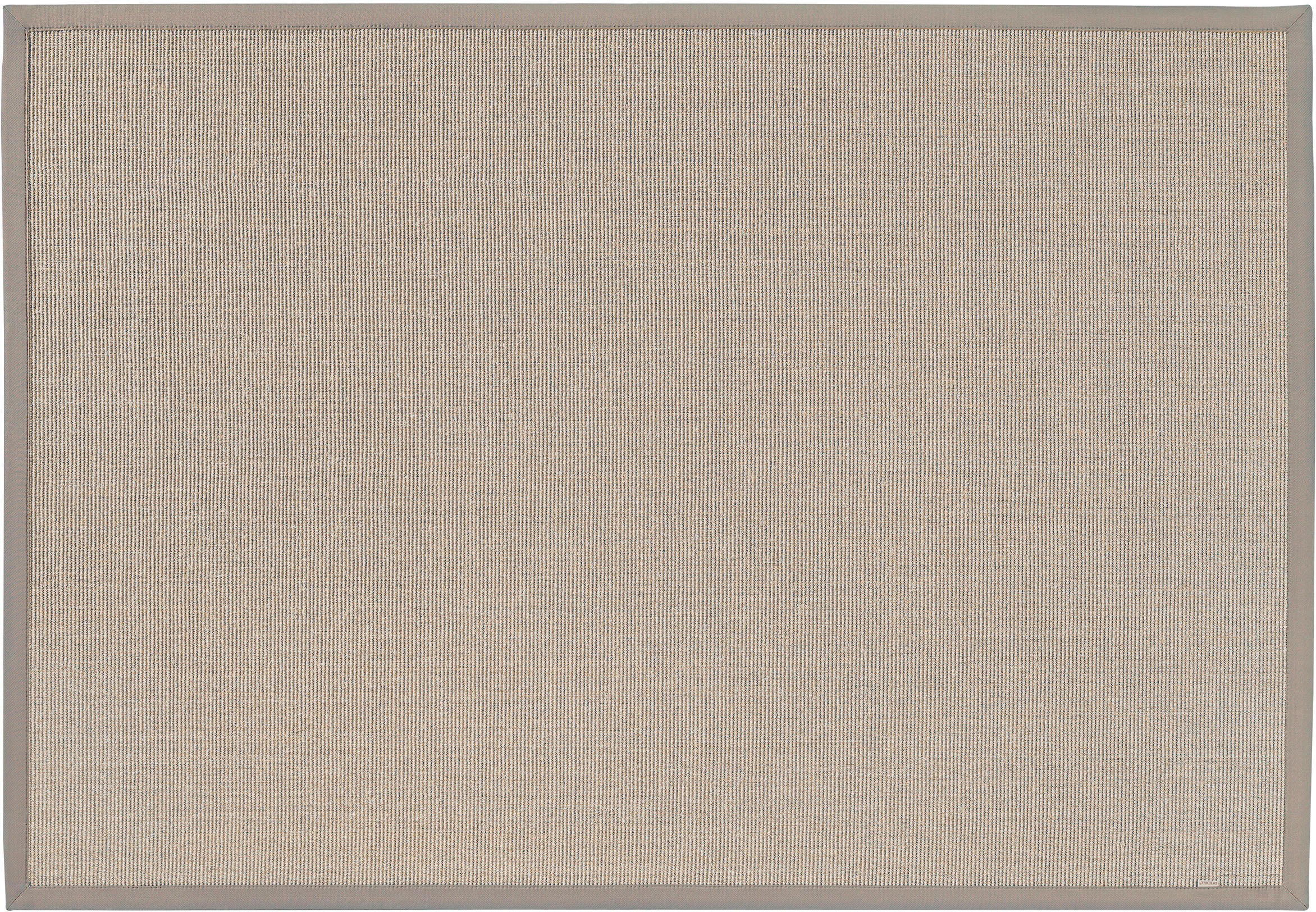 Sisalteppich DEKOWE "Mara S2 mit Bordüre", grau (kieselgrau), B:120cm H:5mm L:170cm, Sisal, Teppiche, Sisalteppich, Flachgewebe, Material: 100% Sisal, Wohnzimmer, Kundenliebling 2