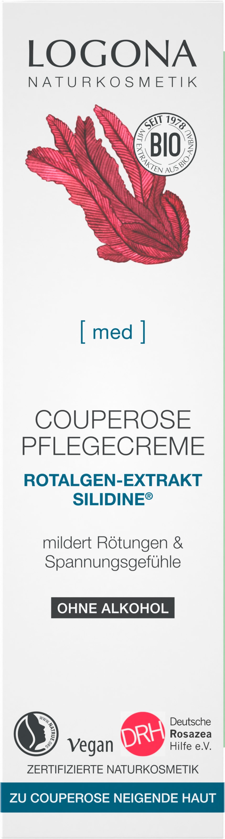 LOGONA Gesichtspflege »med Couperose Creme für Tag & Nacht, 30 ml« Gesichtspflege, für Tag & Nacht, bei Hautirritationen